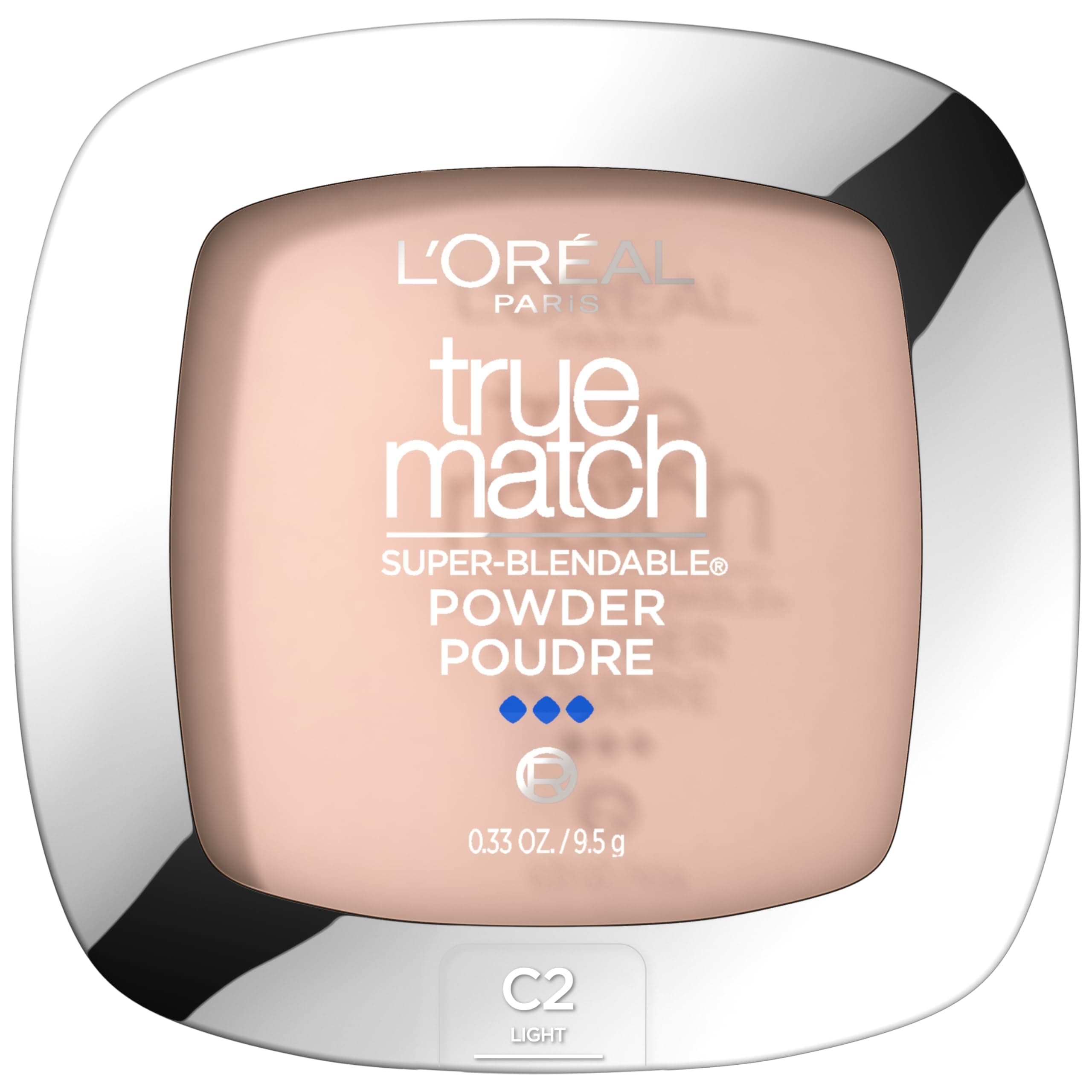 L'Oreal Paris True Match Super-Blendable All Skin Powder, Natural Ivory, 0.33 Oz.