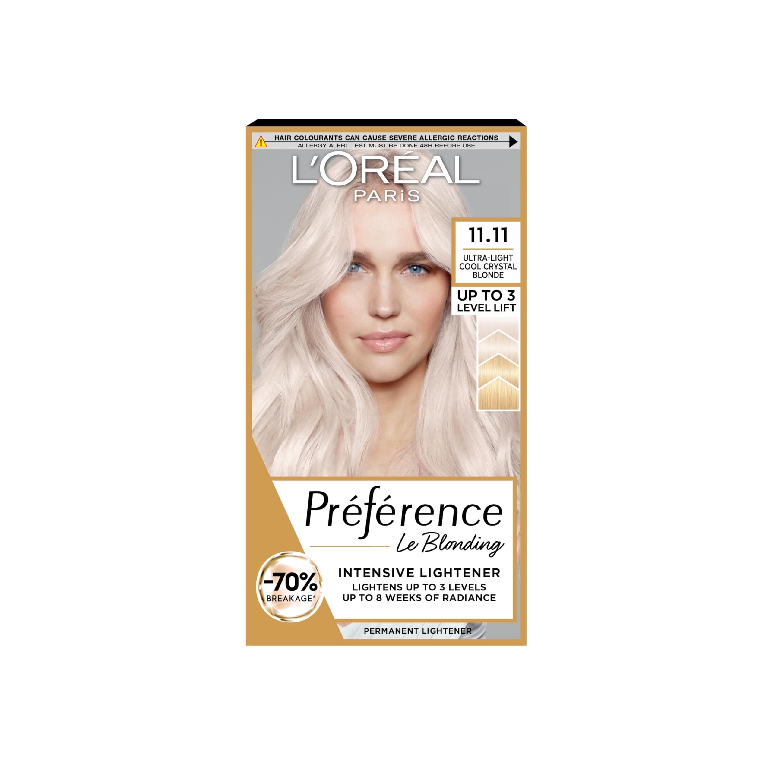 Preference Hair Dye, Long Lasting, Luminous Permanent Hair Colour, 11.11, Venice