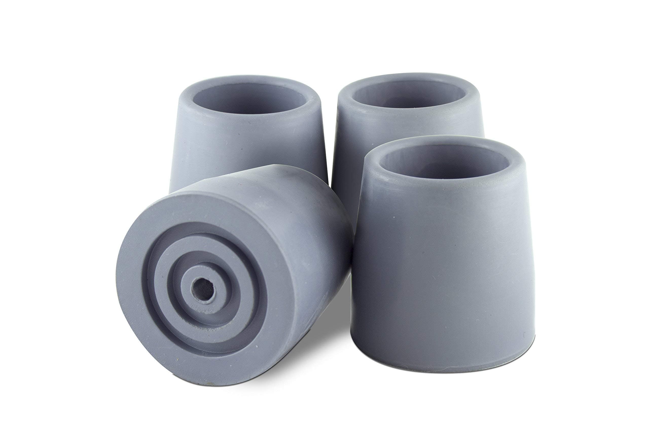 KosmoCare Walker Accessories (Rubber Tips), Grey, 25.58 mm Dia