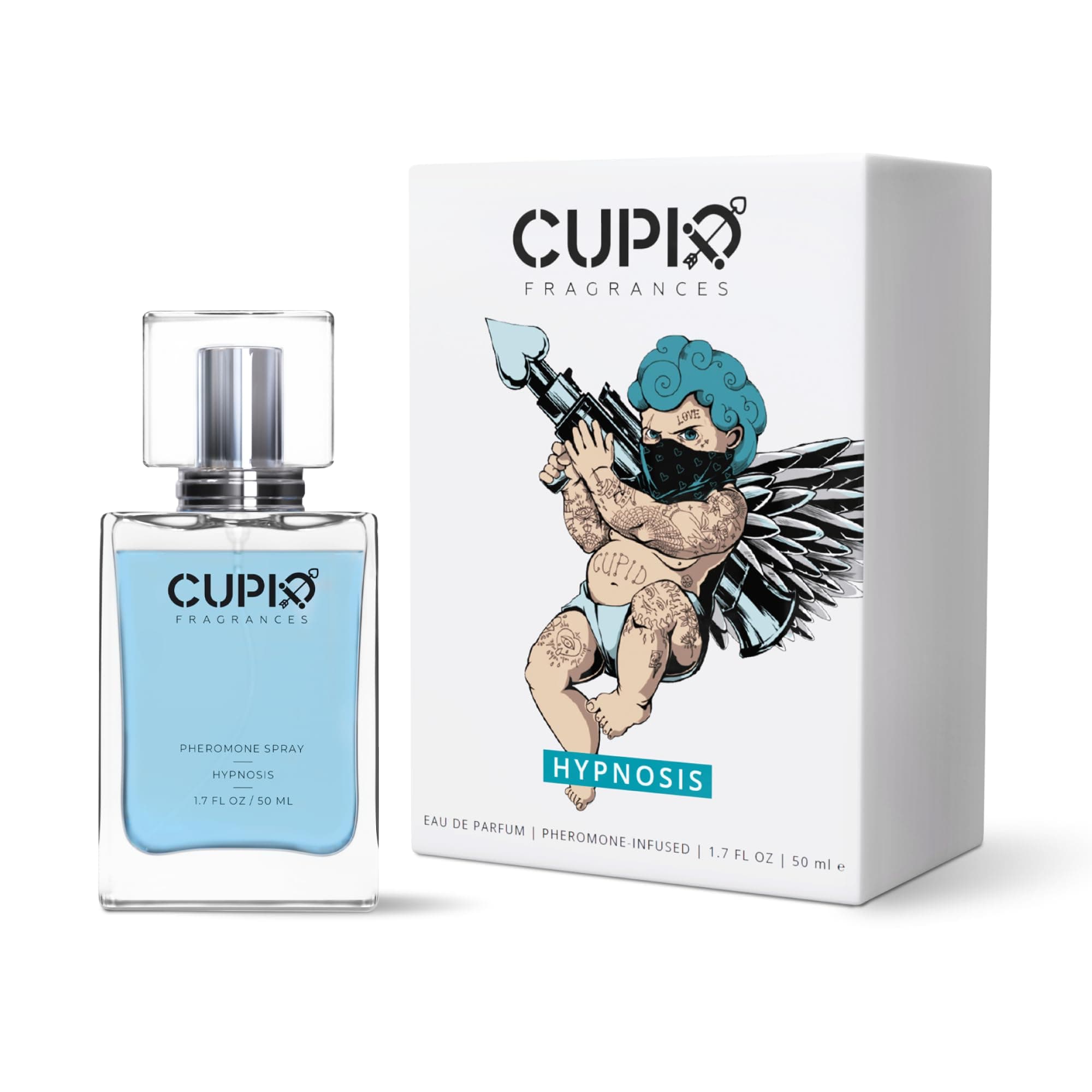 Cupids Original Hypnosis 1.0 Pheromone-Infused Cologne for Men - Pheromone Perfume for Men Fragrance - Real Pheromone Perfume 50ml