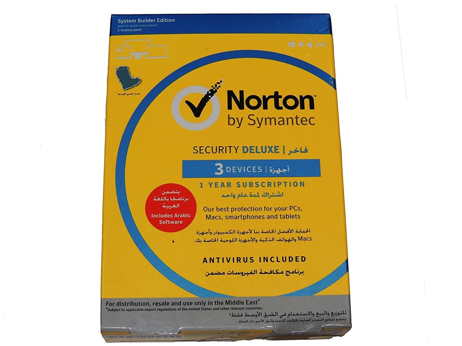 Norton by Symantec 3 Devices 1 Year Subscription