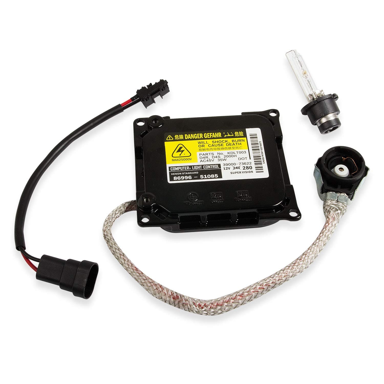 RANSOTO Xenon Headlight Ballast Control Unit with Igniter D4S Bulb Compatible with 2006-2012 Lexus GX460 & Toyota Avalon Prius, Replaces DDLT003 85967-52020 KDLT003 85967-53040