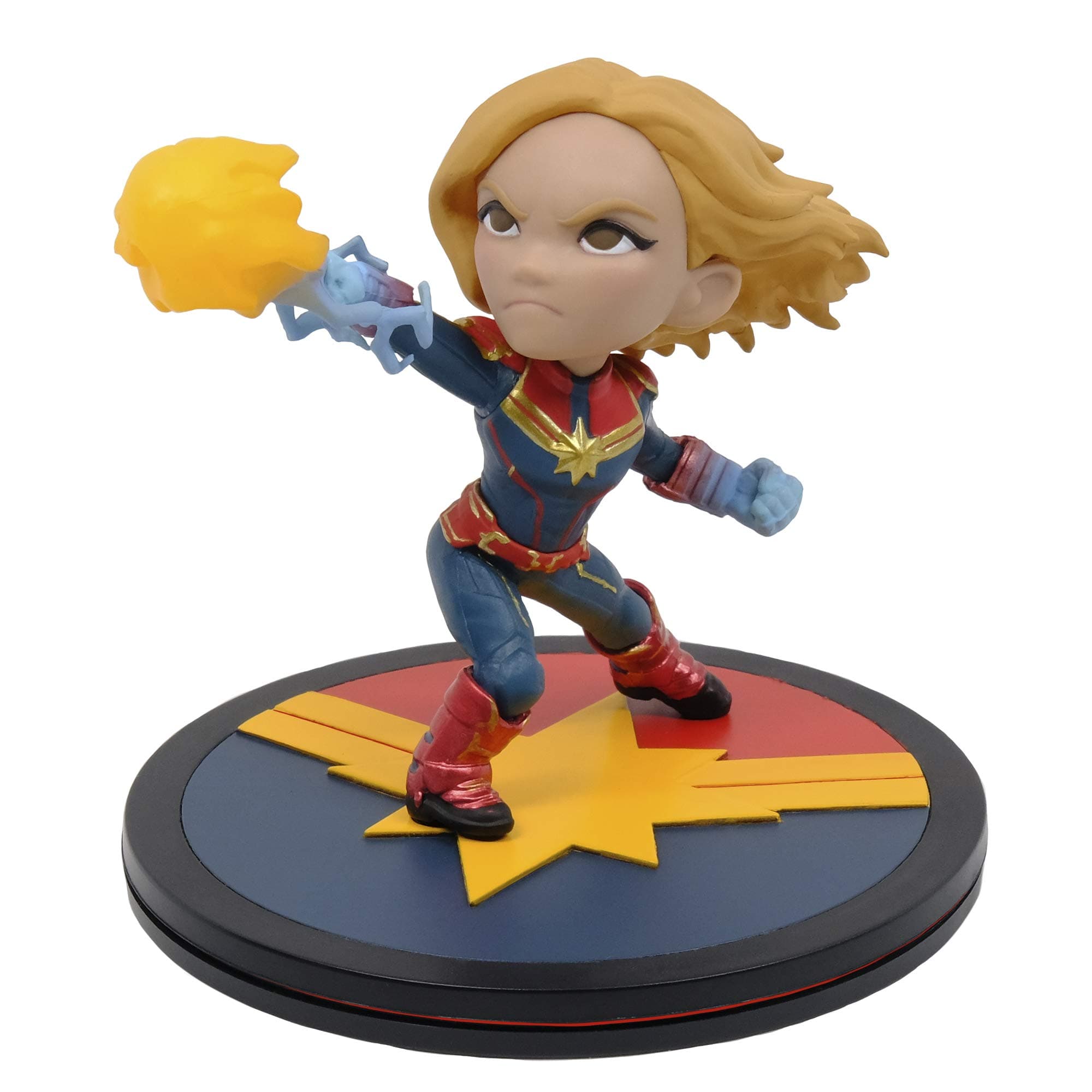 Quantum Mechanix Captain Marvel Q Fig Diorama Standard Blue