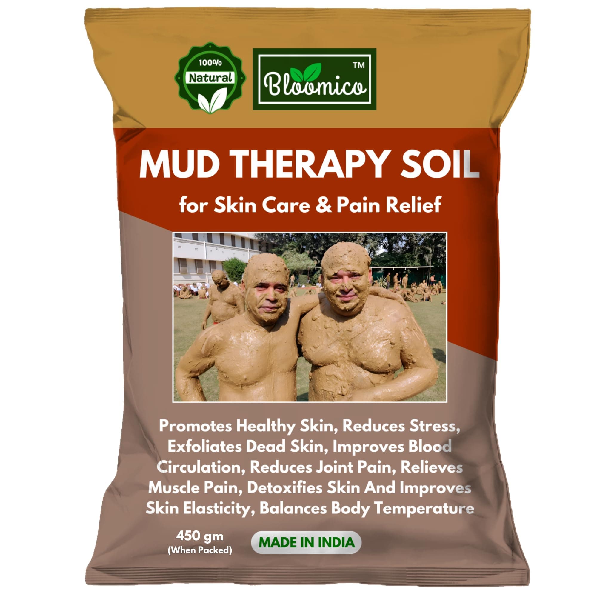 Mud Therapy Sand for Mud Baths & Skin Wellness - 450 gm | Therapeutic Mud for Healing, Relaxation, Rejuvenation & Moisturizing - (450gm)