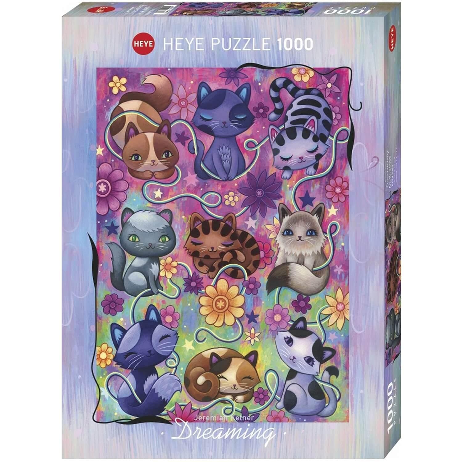 Jigsaw Puzzle: HEYE - Dreaming: Kitty Cats (1000 Pieces)