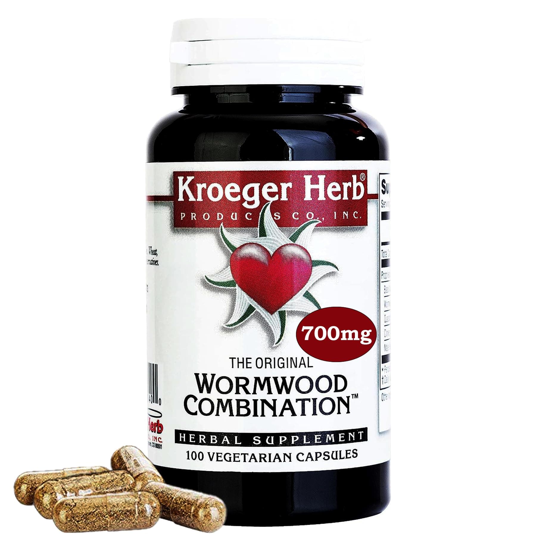 Kroeger Herb Products Wormwood Combination - 100 Vcap