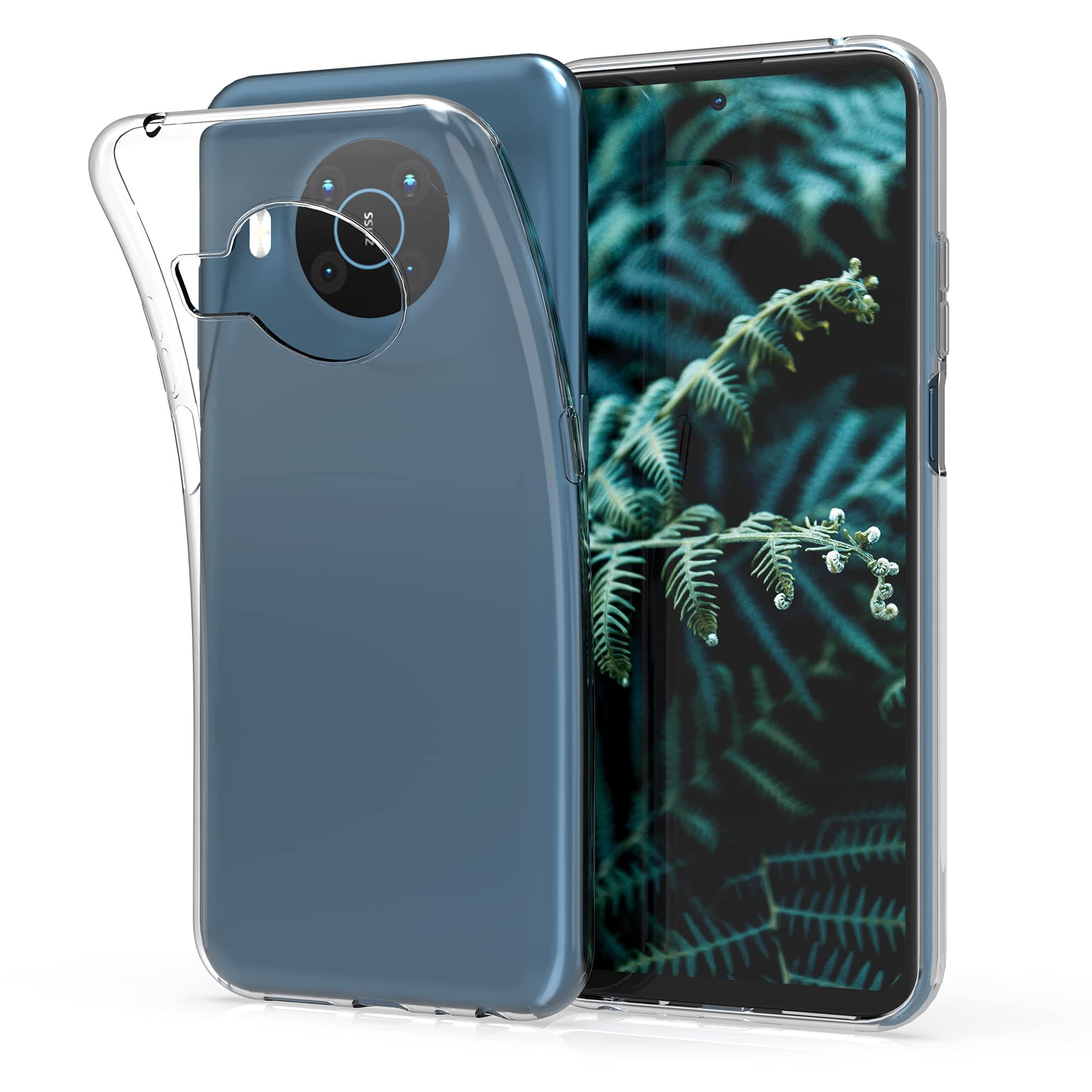 kwmobile Case Compatible with Nokia X20 / X10 - Clear Case Soft Slim Flexible Protective TPU Phone Cover - Transparent