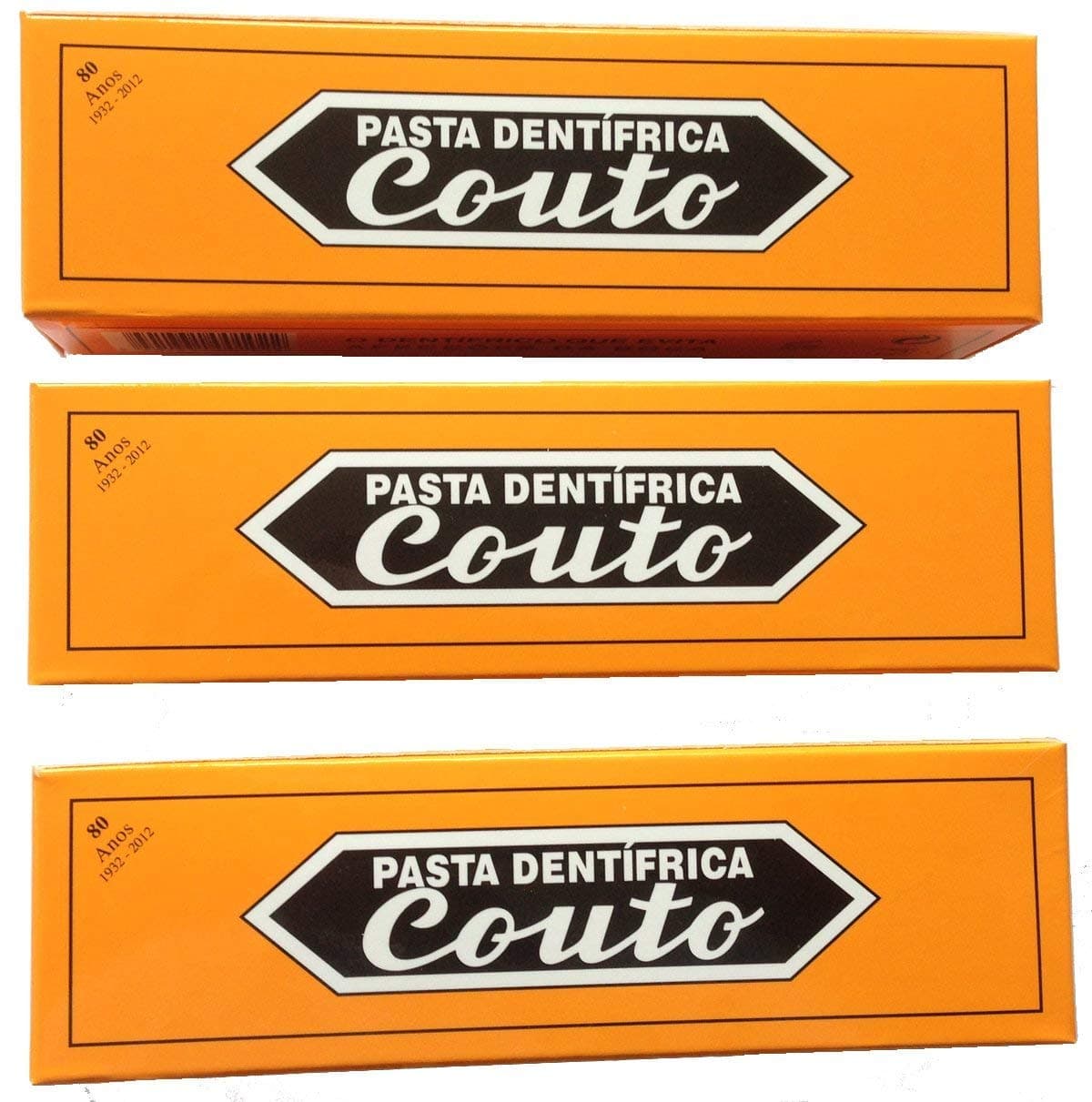 Couto Traditional Mint Toothpaste (Pack of 3)