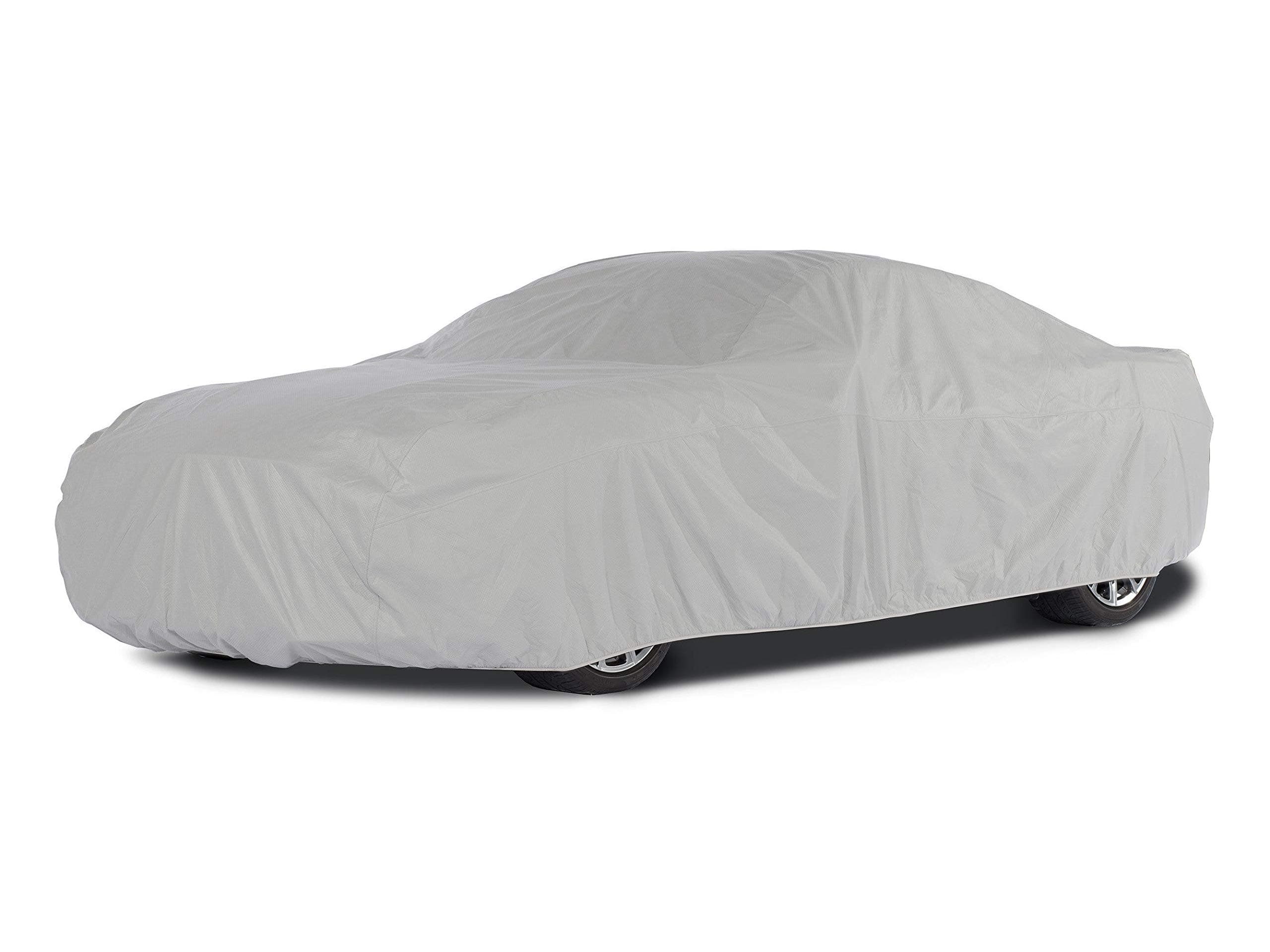 Covermates Contour Fit Car Cover - 3-Layer Construction, Mesh Vent, Elastic Hem, Vehicle Covers-Grey