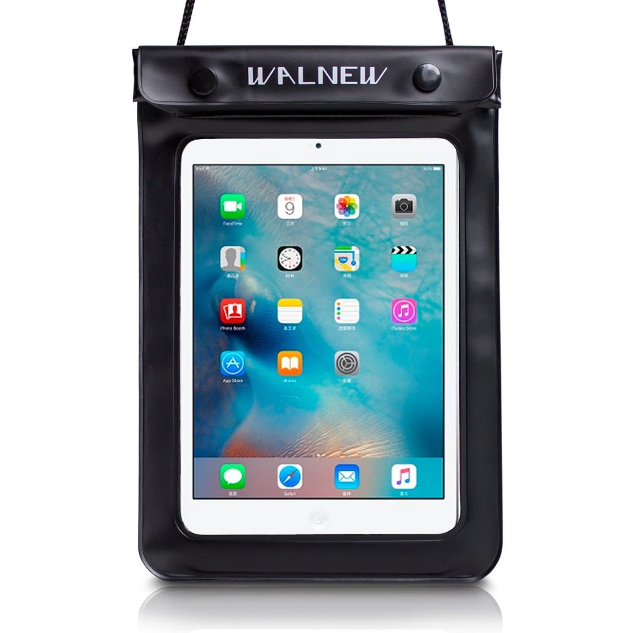Universal Waterproof eReader Protective Case Cover for Kindle Colorsoft Signature Edition/7"/6.8“Kindle Paperwhite/6" Kindle 2024/Oasis/Kindle Fire 7,iPad mini,Kobo Clara/Nia and More,Black