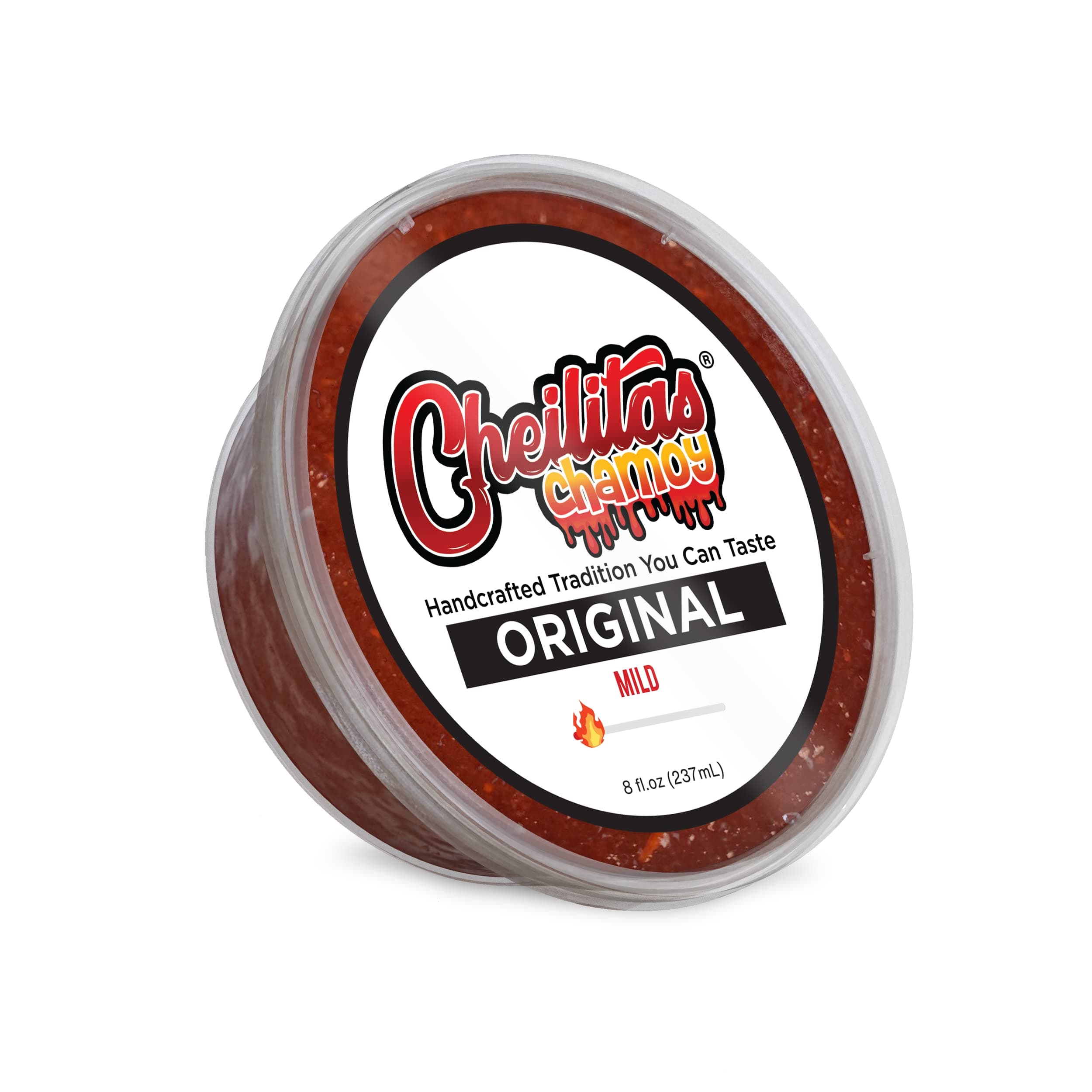 Cheilitas Chamoy Mexican Rim Candy Dip Paste 8 oz | Hand Crafted for Drinks, Cocktails, Micheladas, Beer and More (Original)