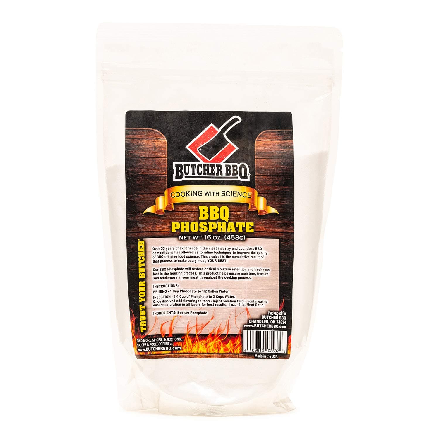 Butcher BBQ Phosphate Injection - 453g (16 oz)