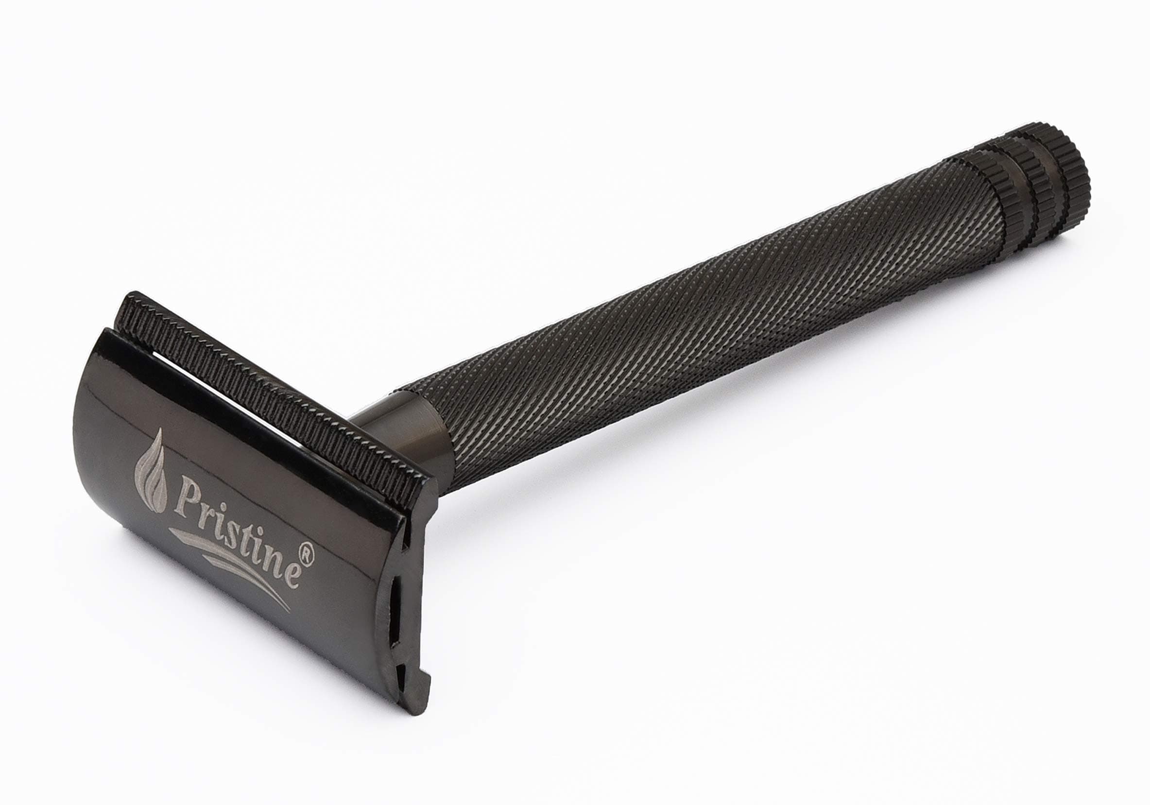 Pristine Shaving Double Edge Safety Razor For Men BLACK PLATING (Close Comb)…