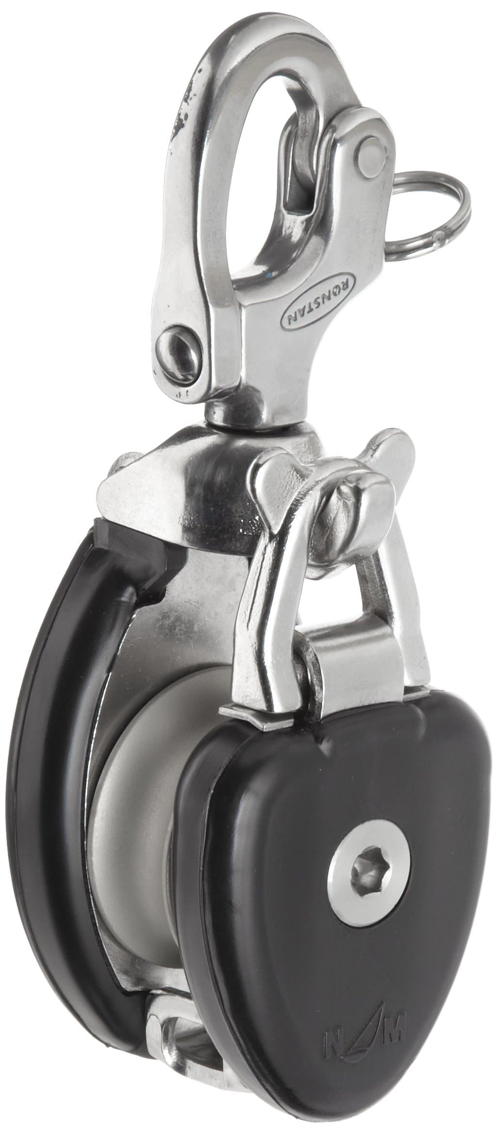 RonstanRF6730 Alloy Sheave Roller Bearing Snatch Block, 7050 Lbs Load Capacity, 1-3/4" Sheave