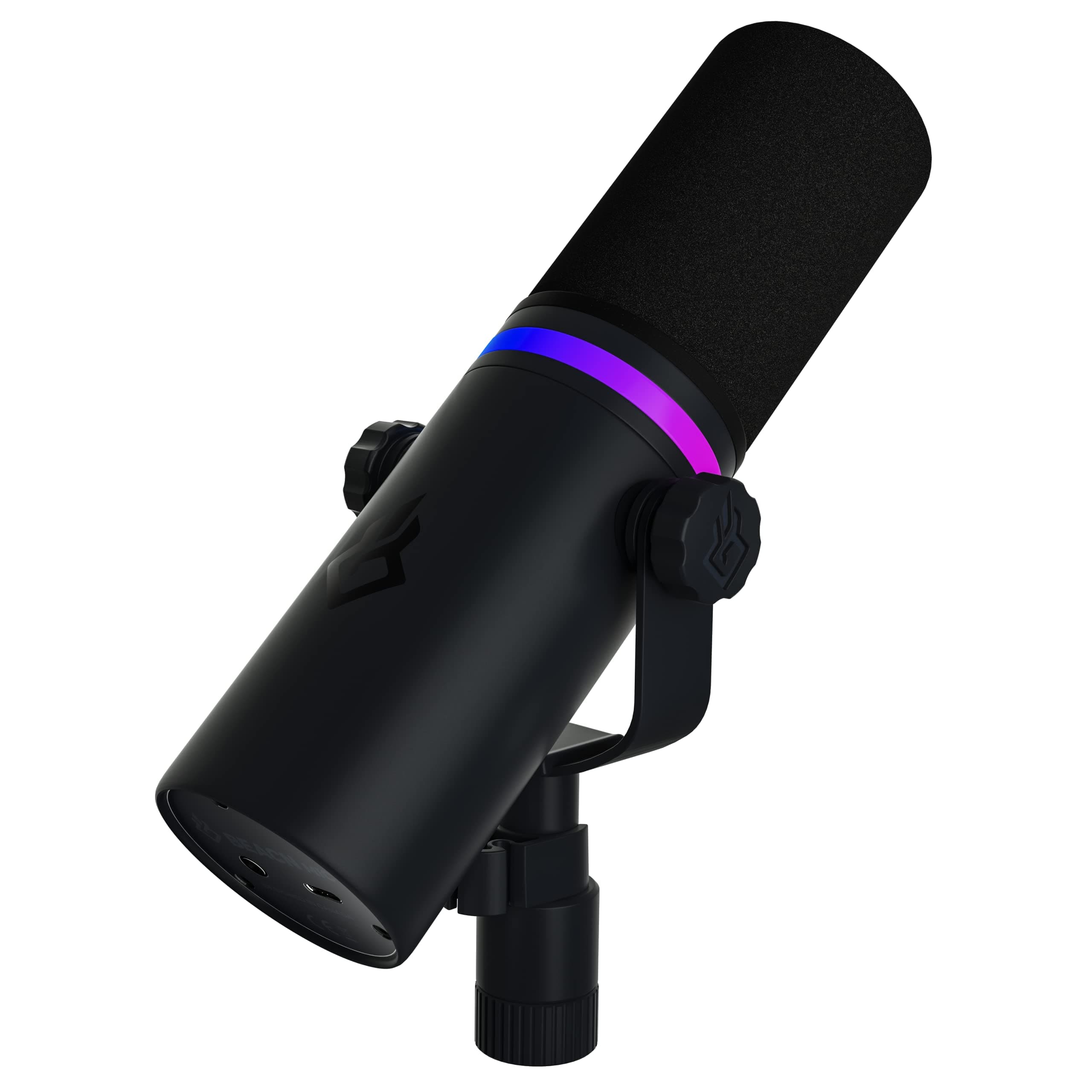 BEACN Dark Dynamic USB Microphone for PC | Professional Podcast, Gaming & Streaming Mic | Studio-Quality Desk Mic for YouTube, Twitch & Recording