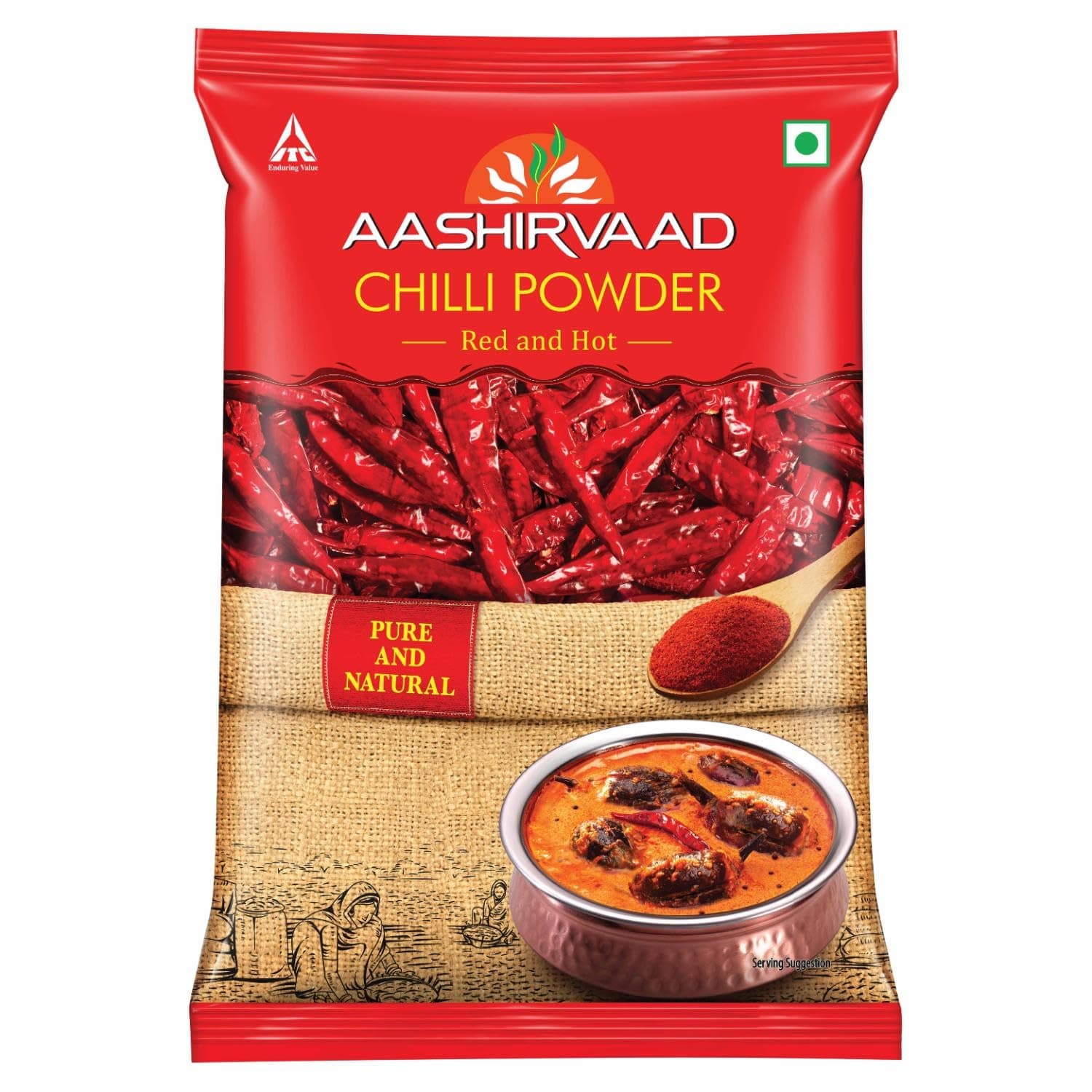Chilli Powder, 200g Pack, Red Hot Chilli Powder with No Added Flavours and Colours