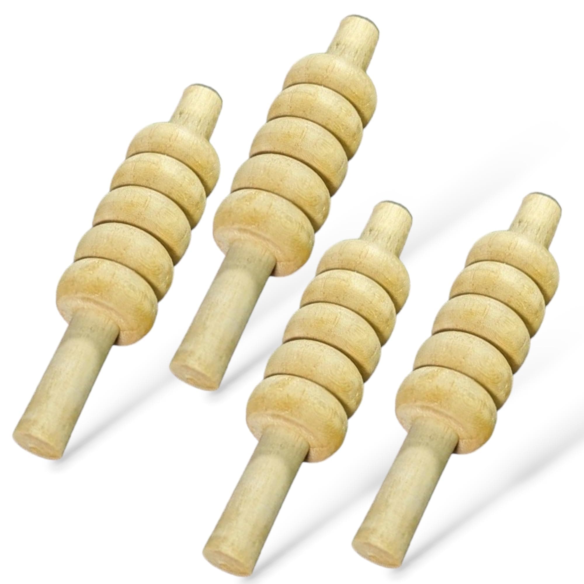 CBB Cricket Wicket Stumps Bails Standard Duty Pack of 4 Set Standard Size