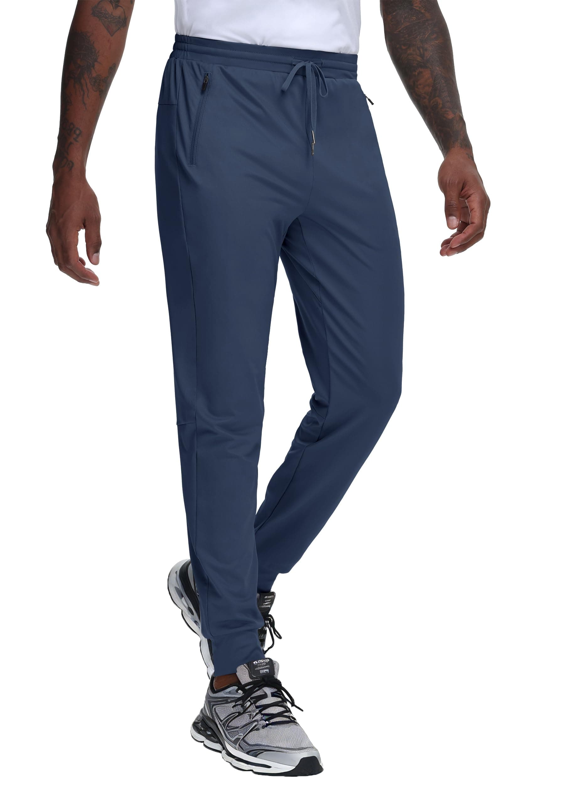 Regular/Tall Mens Athletic Joggers Lightweight Workout Running Gym Training Pants Tapered Sweatpant