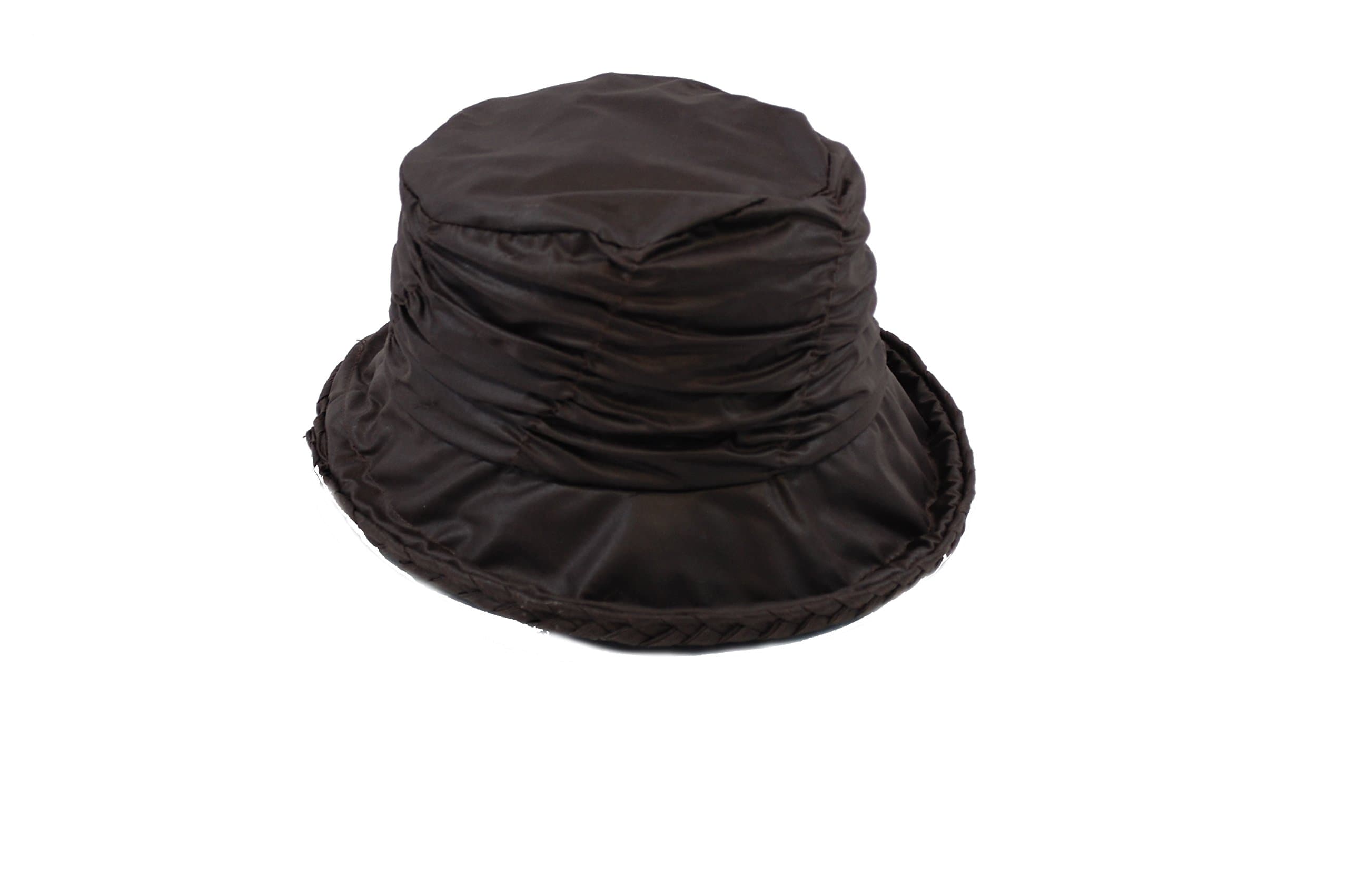 Wax HatAttractive Ladies Wax Hat Ruched Size 57cm