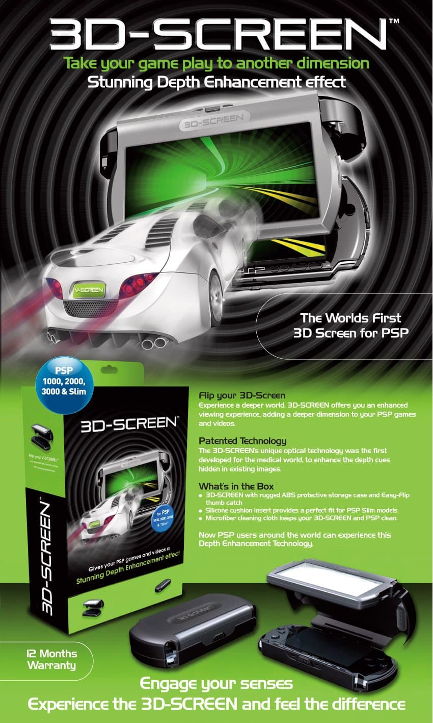 PSP Real View V-Screen Depth Enhancer