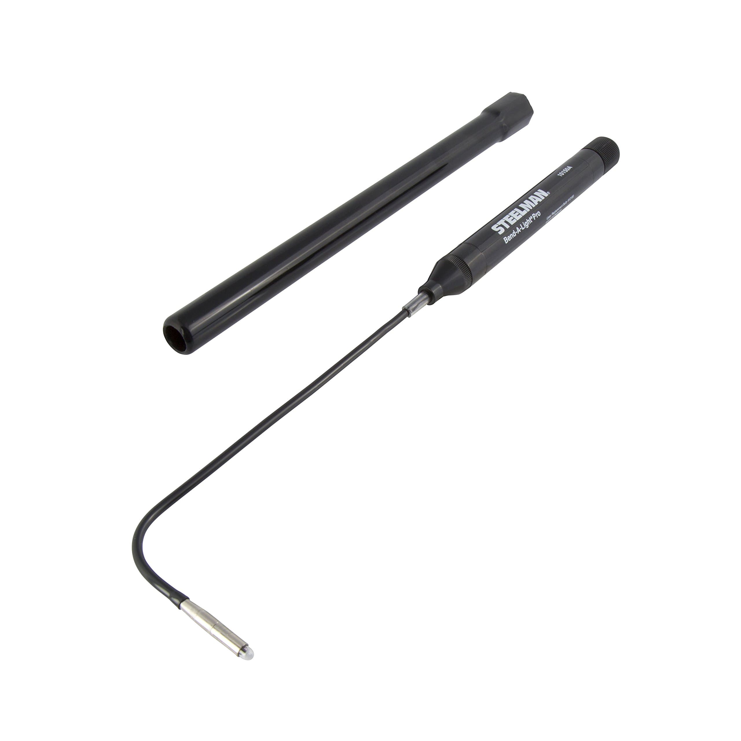 16-Inch Automotive Bend-A-Light Pro, 9.5-inch Flexible Gooseneck, 5/32-inch Diameter Bulb, Cover/Handle Extension Included, Batteries Included