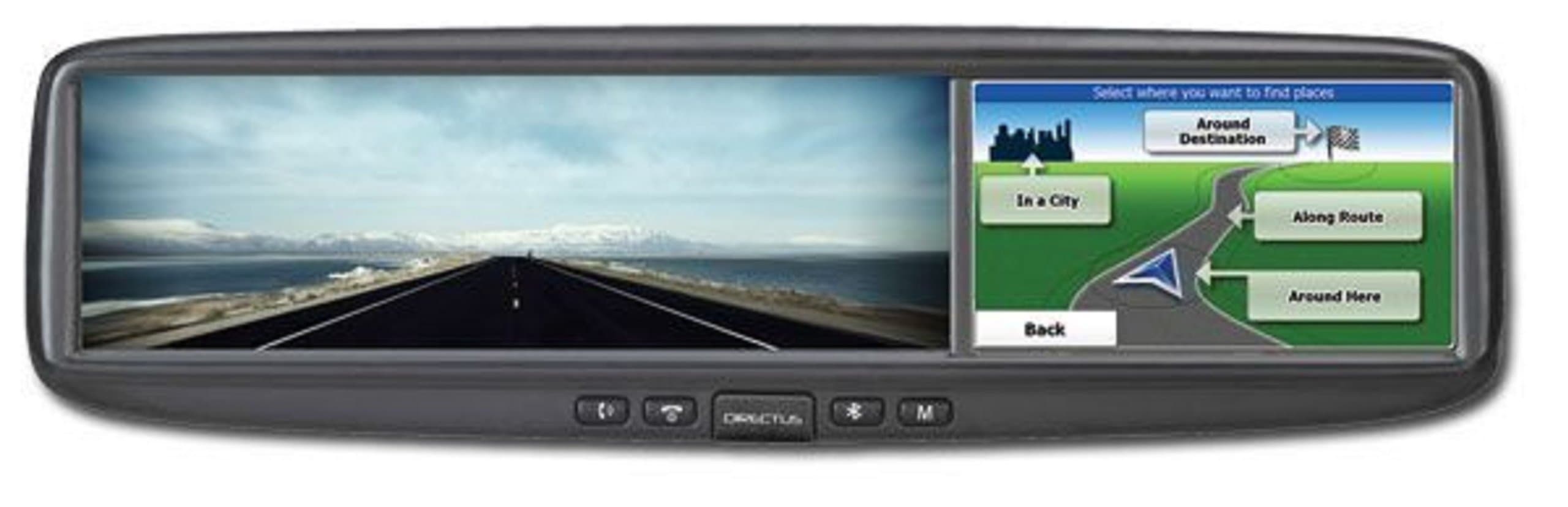 DIRECTUS TD43TOUCH-HPK Rear View Mirror for Honda with 4.3" Display Monitor, Bluetooth and GPS Navigation