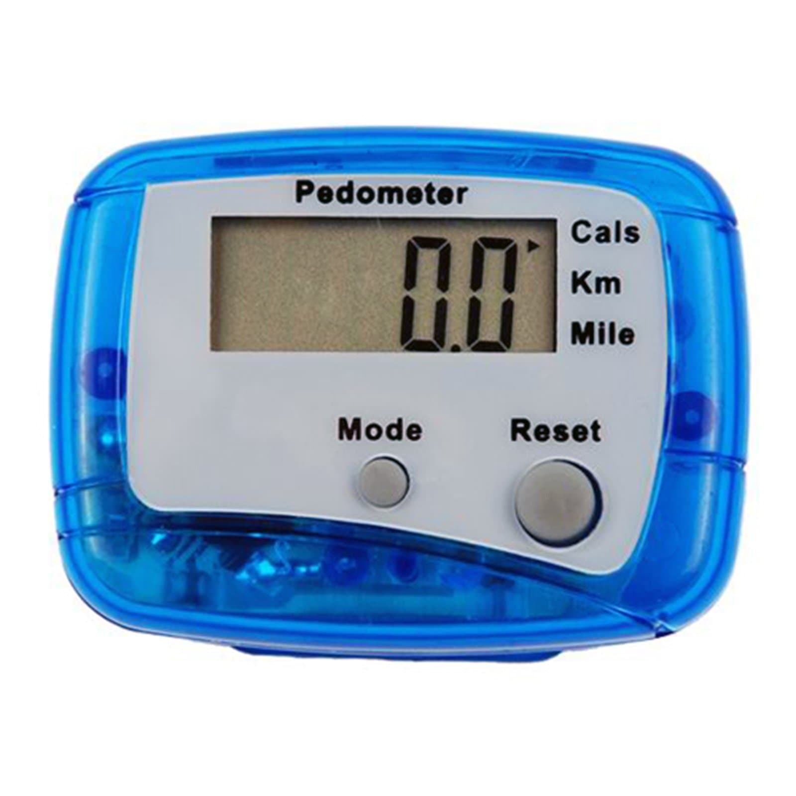 Globle Portable Digital Poccket Pedometer Running Walking Counter Hiking Tools Light Blue New Blue