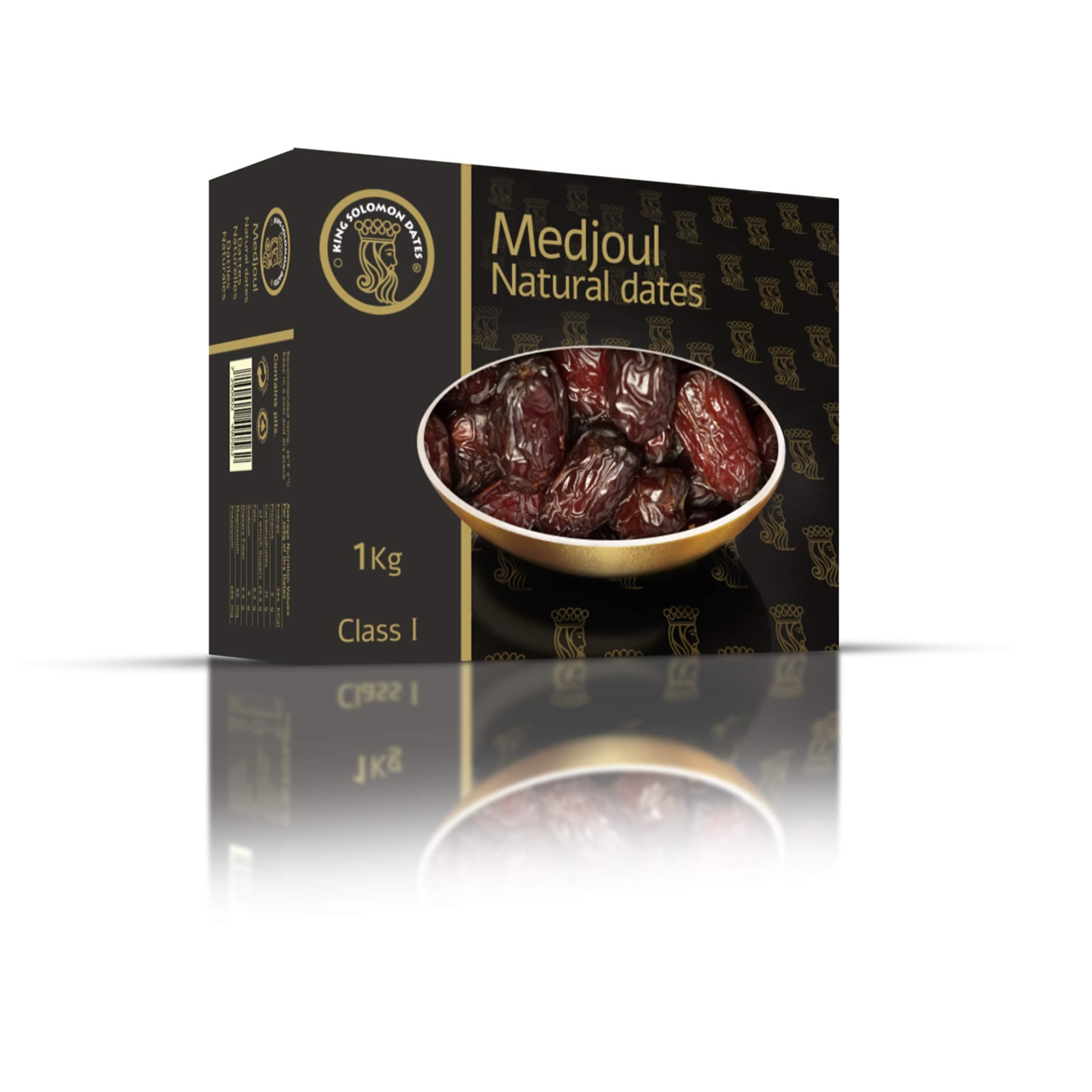 Medjool Dates Premium Top Quality Larger Softer, Sweeter Dates From Date Palms. Superfood Snacks Natural Dried Medjul Dates. Gluten-free for Athletes Date Fruit by King Solomon 2.2 Pounds, Large Size