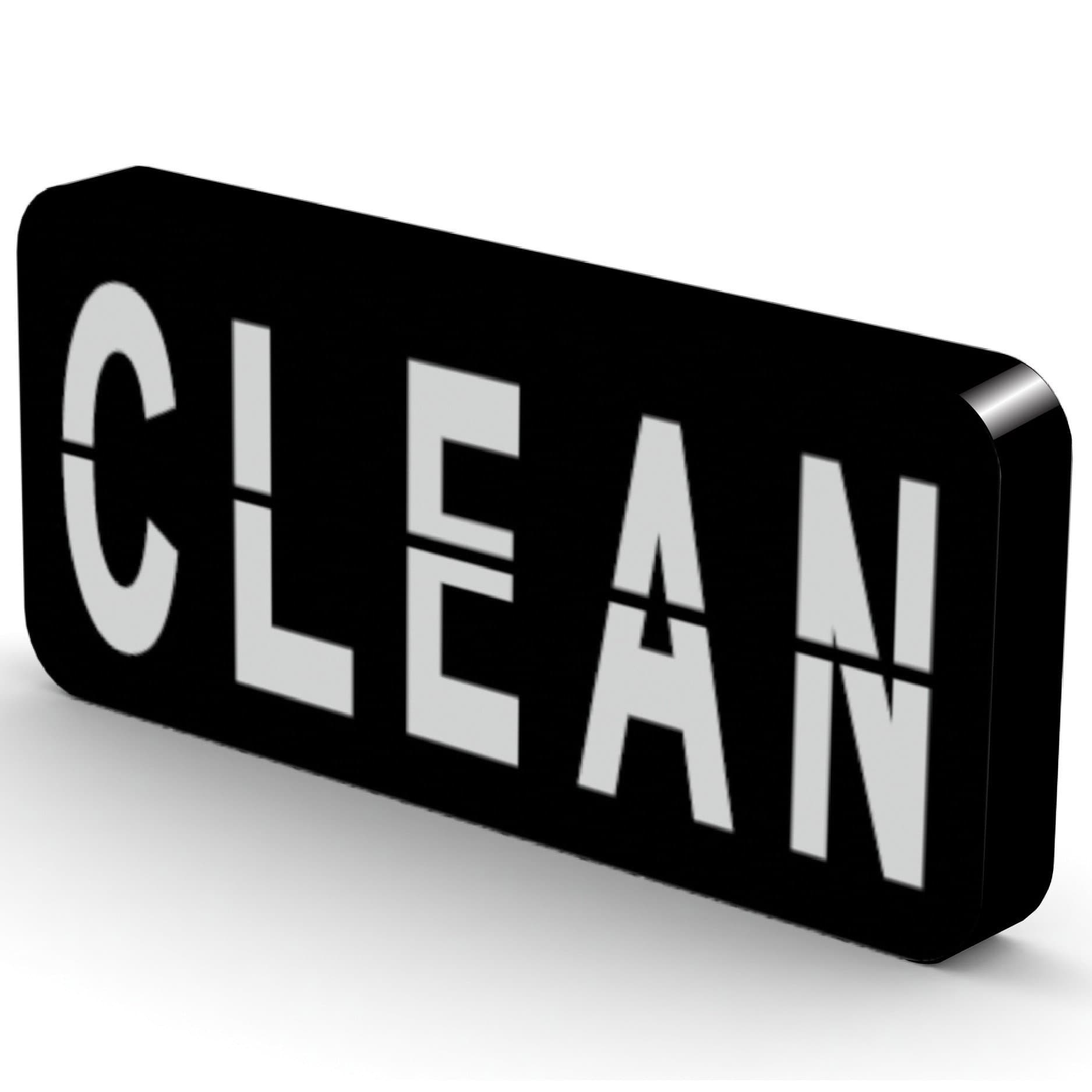 Reversible Double Sided Clean Dirty Dishwasher Magnet - Super Strong, Durable & Waterproof - Premium Kitchen Gadget for Home & Office - Sticks to Stainless Steel - Flip Magnet