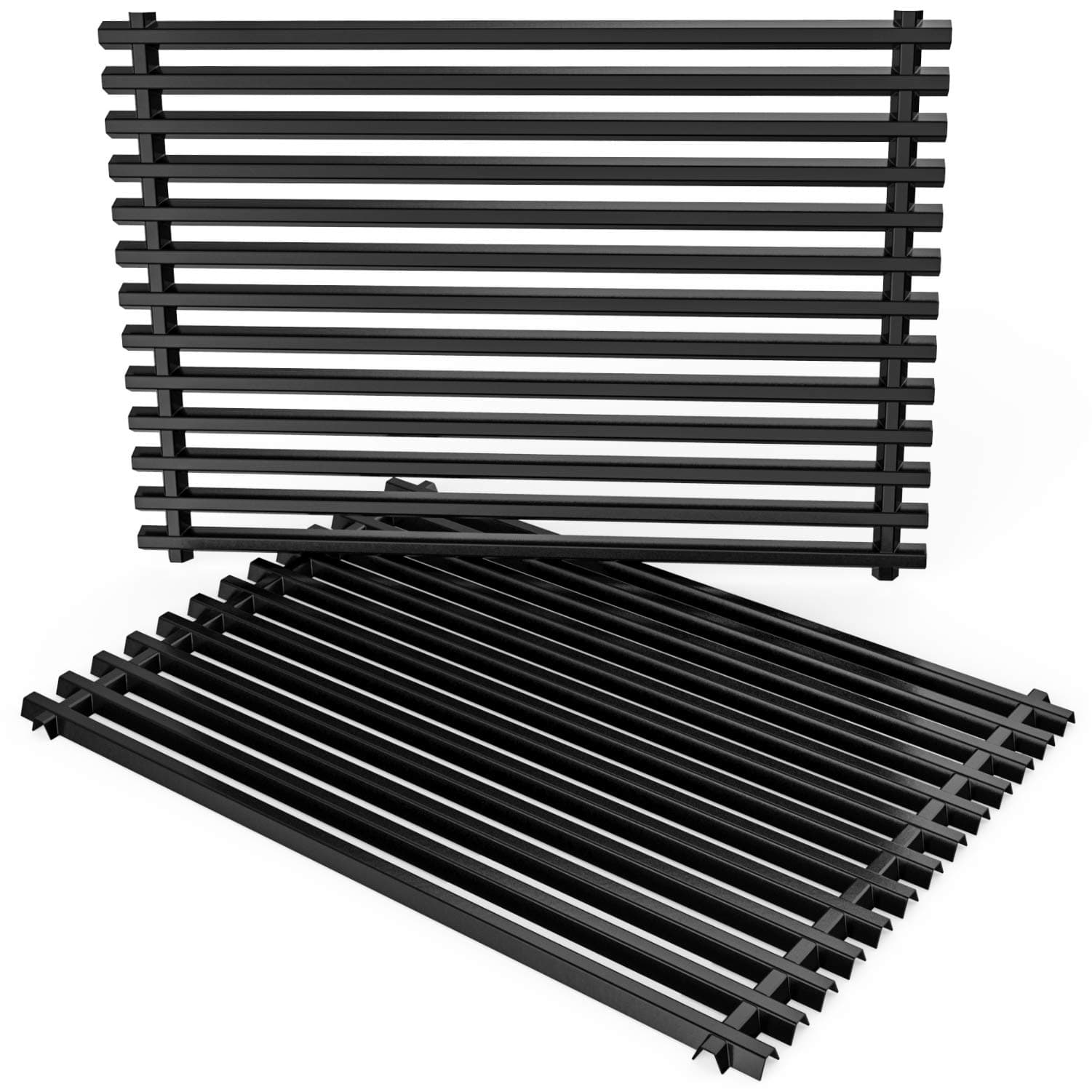 onlyfire only fire Porcelain Enameled Steel Replacement Cooking Grill Grid Grates Fit Weber 7525 for Spirit Genesis Grills, Lowes Model Grills