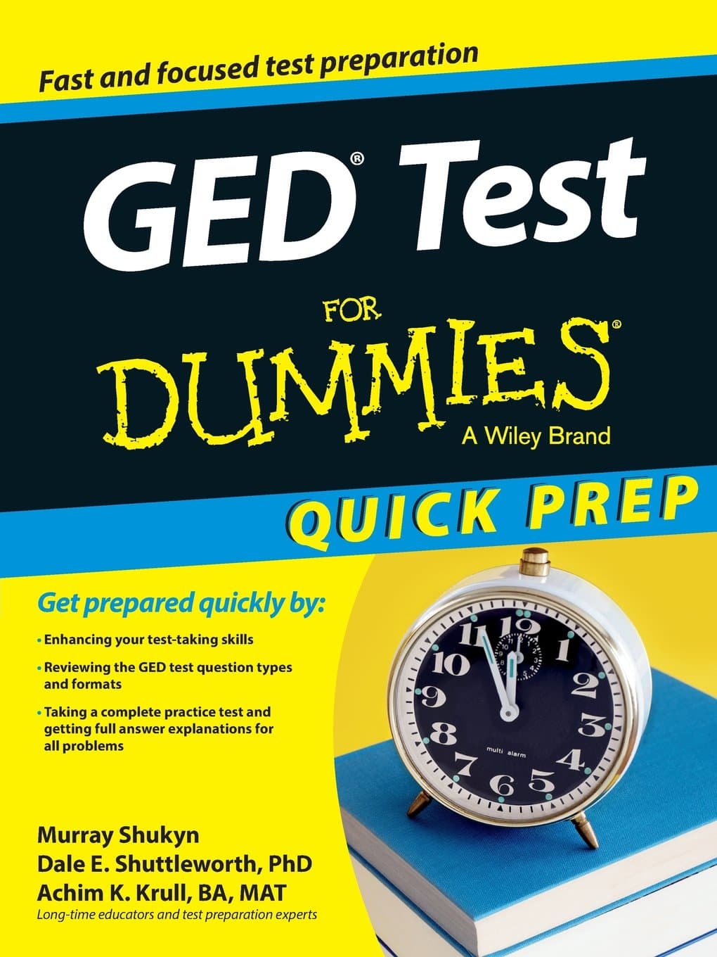 GED Test For Dummies, Quick Prep Edition (For Dummies Series) 1st Edition