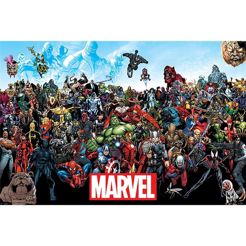 Pyramid International Marvel Comics Maxi Poster (Universe Design) 61cm x 91.5cm - Official Merchandise for Living Room