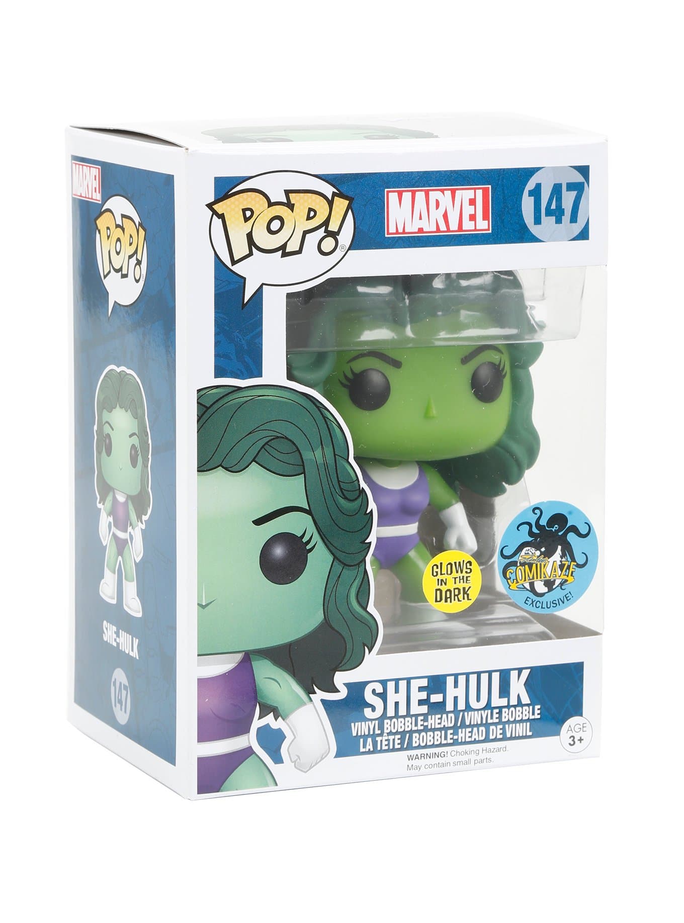 Funko POP Mavel: She-Hulk Glow in the Dark GITD Comikaze Exclusive