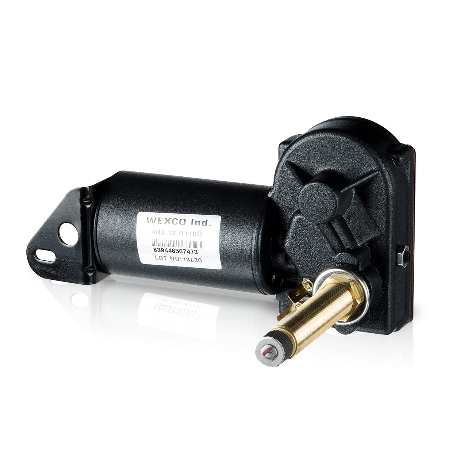Wexco Wiper Motor, 4R3.24.R110D, Three and a half inch (3.5") shaft, 24V