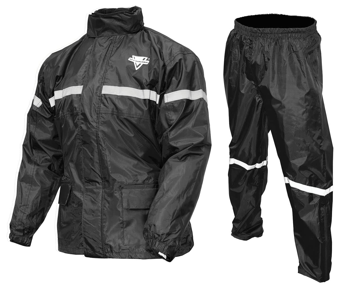 Stormrider Rain Suit; 100% Waterproof, Pants and Jacket Included with Reflective Striping