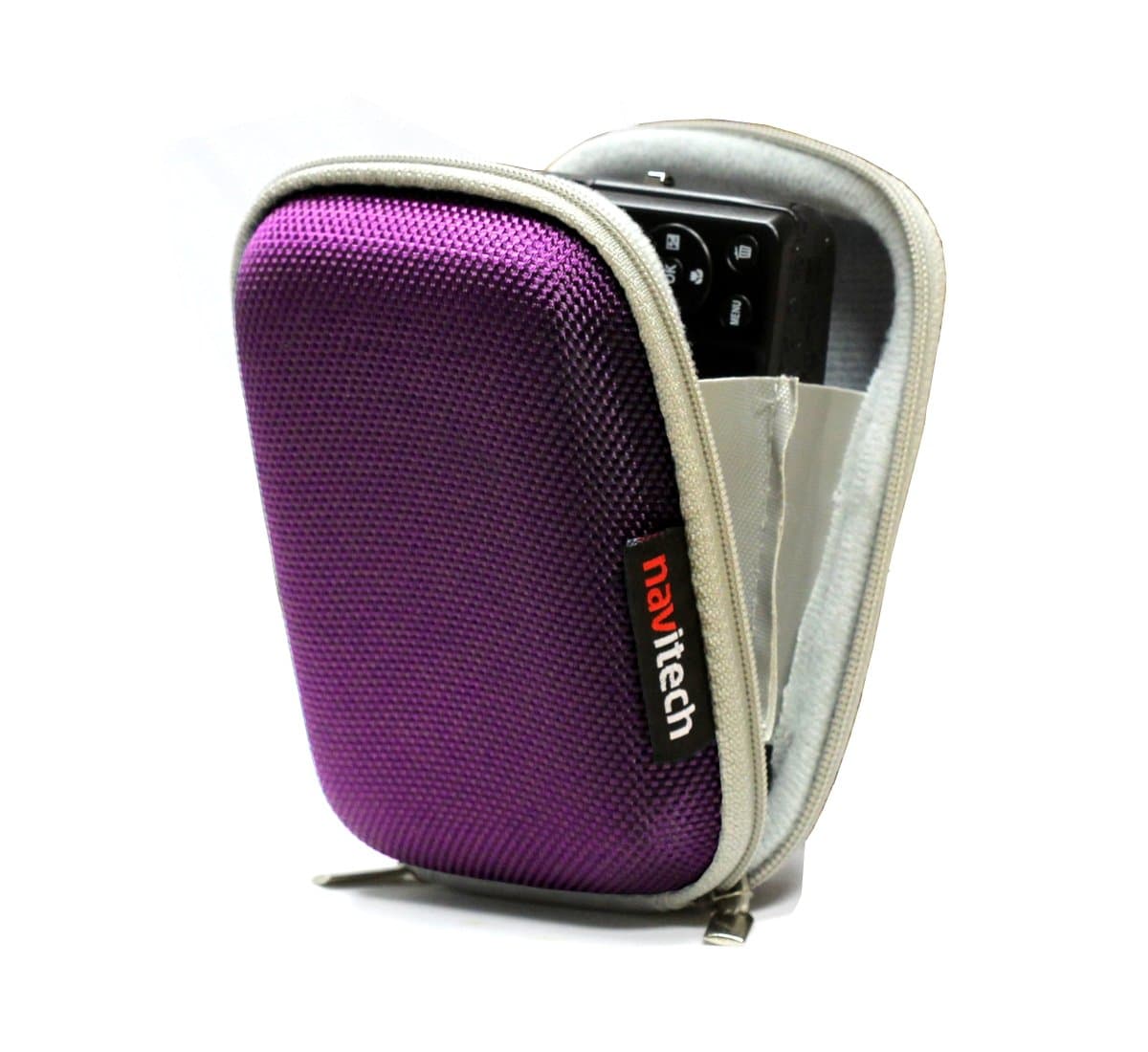 Navitech Purple Hard Water Resistant mp3 Digital Audio Player Case/Cover Compatible with The Kubik Evo 8GB