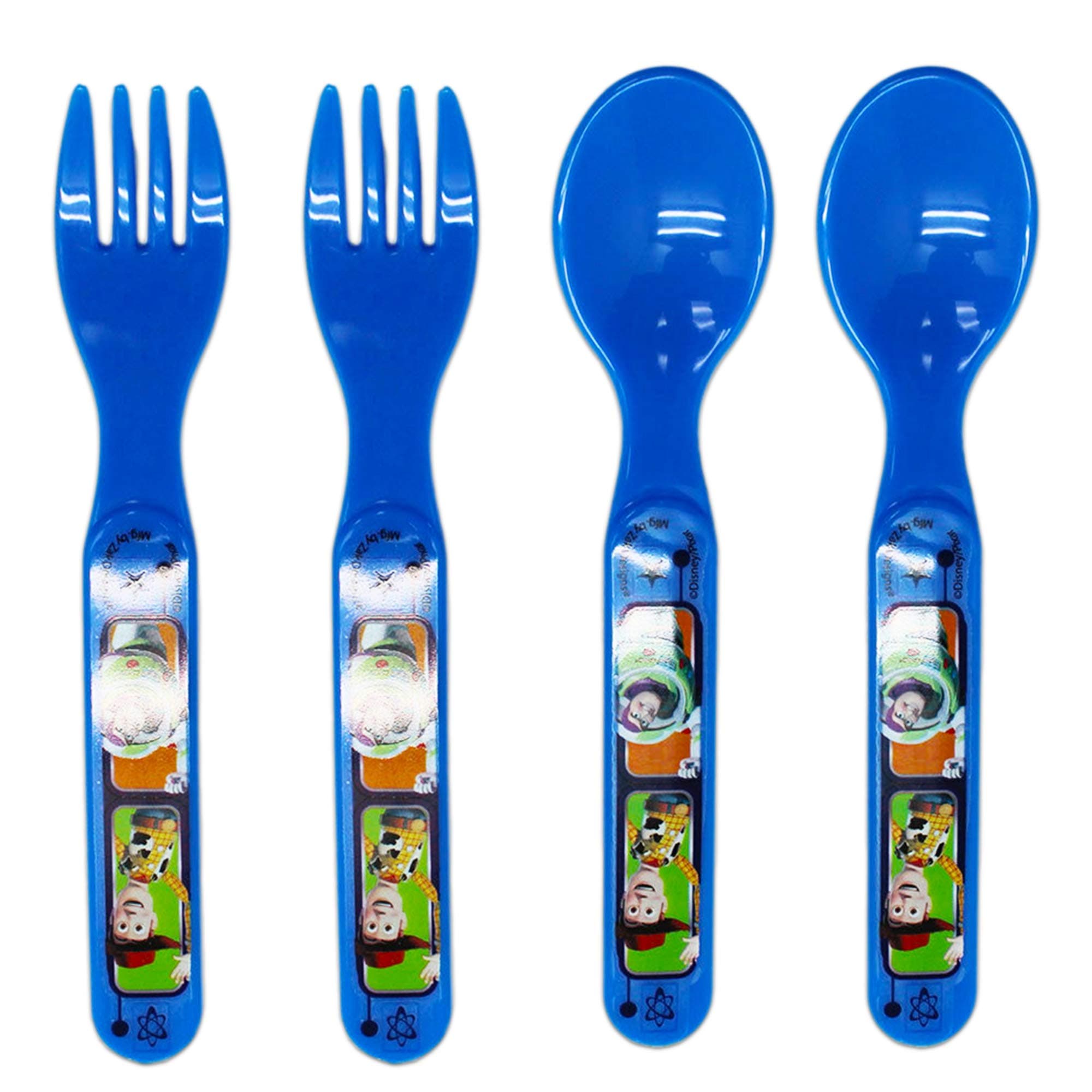 Disney Toy Story Flatware Spoon Fork 4 Piece Set