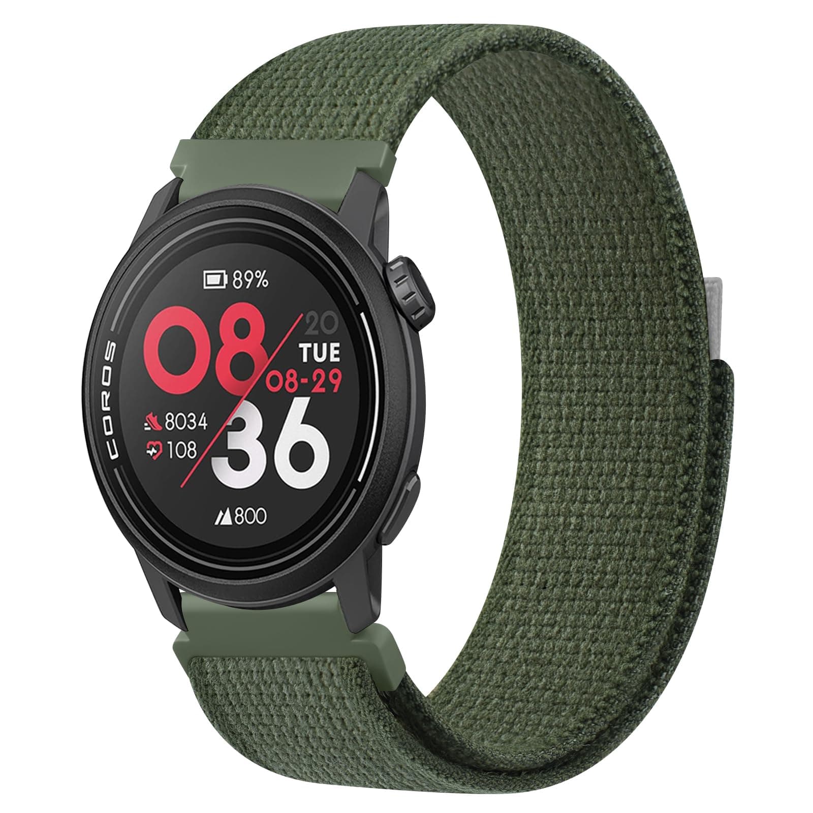 Meliya Nylon Bands Compatible with Coros Pace 3/Apex 2 Pro/Apex Pro/Apex 46mm Watch Band, Soft Nylon Sport Loop Replacement Wristband for Coros Pace 3 Watch