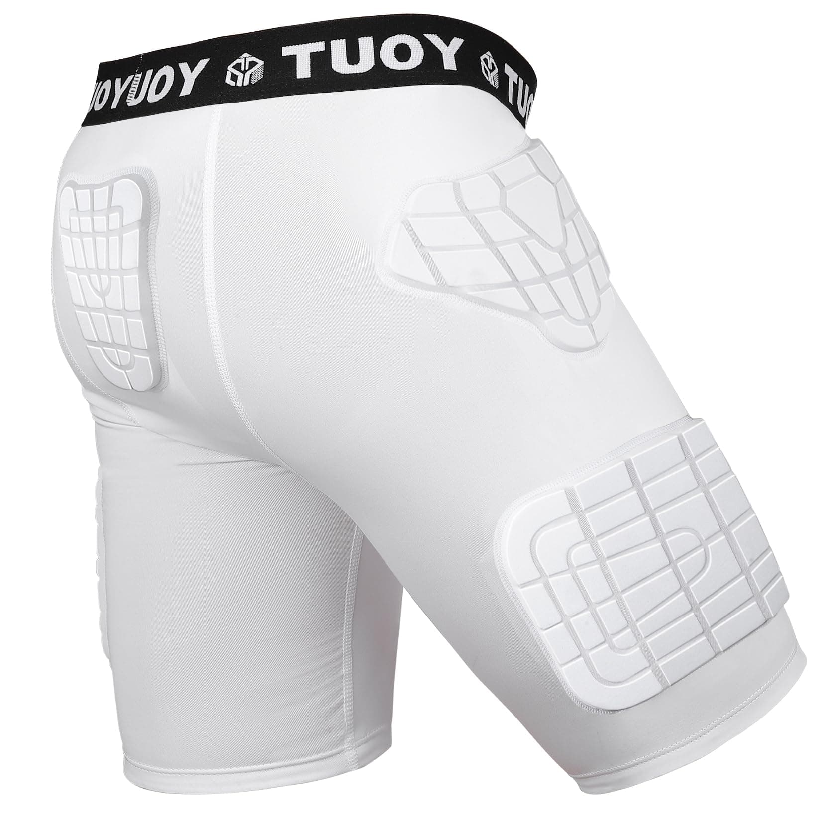 Mens Padded Football Girdle with Pads Hip Thigh Butt Tailbone Protector Pants Youth Adult Protective for Baseball