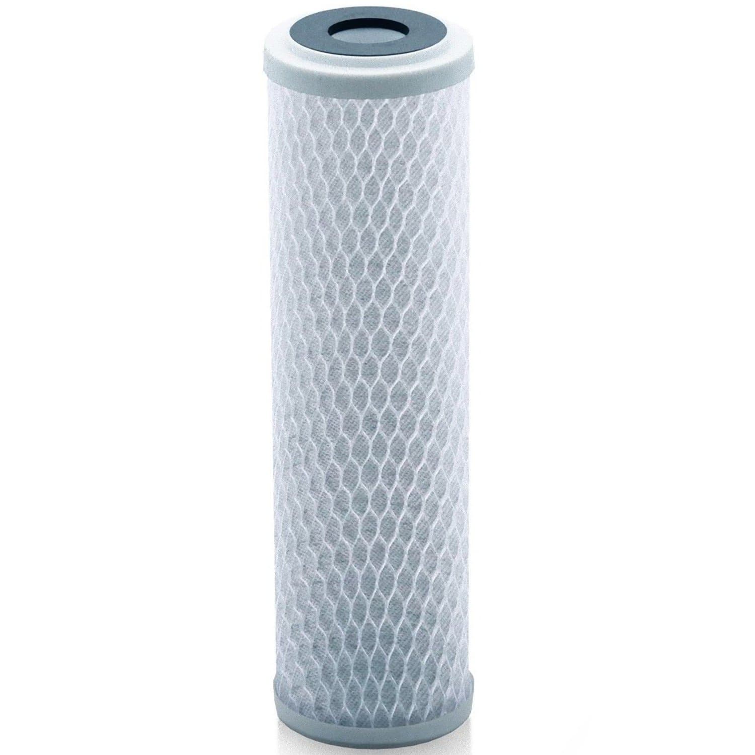 Universal 10 inch Carbon Block Water Filter Cartridge - Replacement CTO Water Purifier Filter, Activated Carbon (NSF 42 Certified) (1)