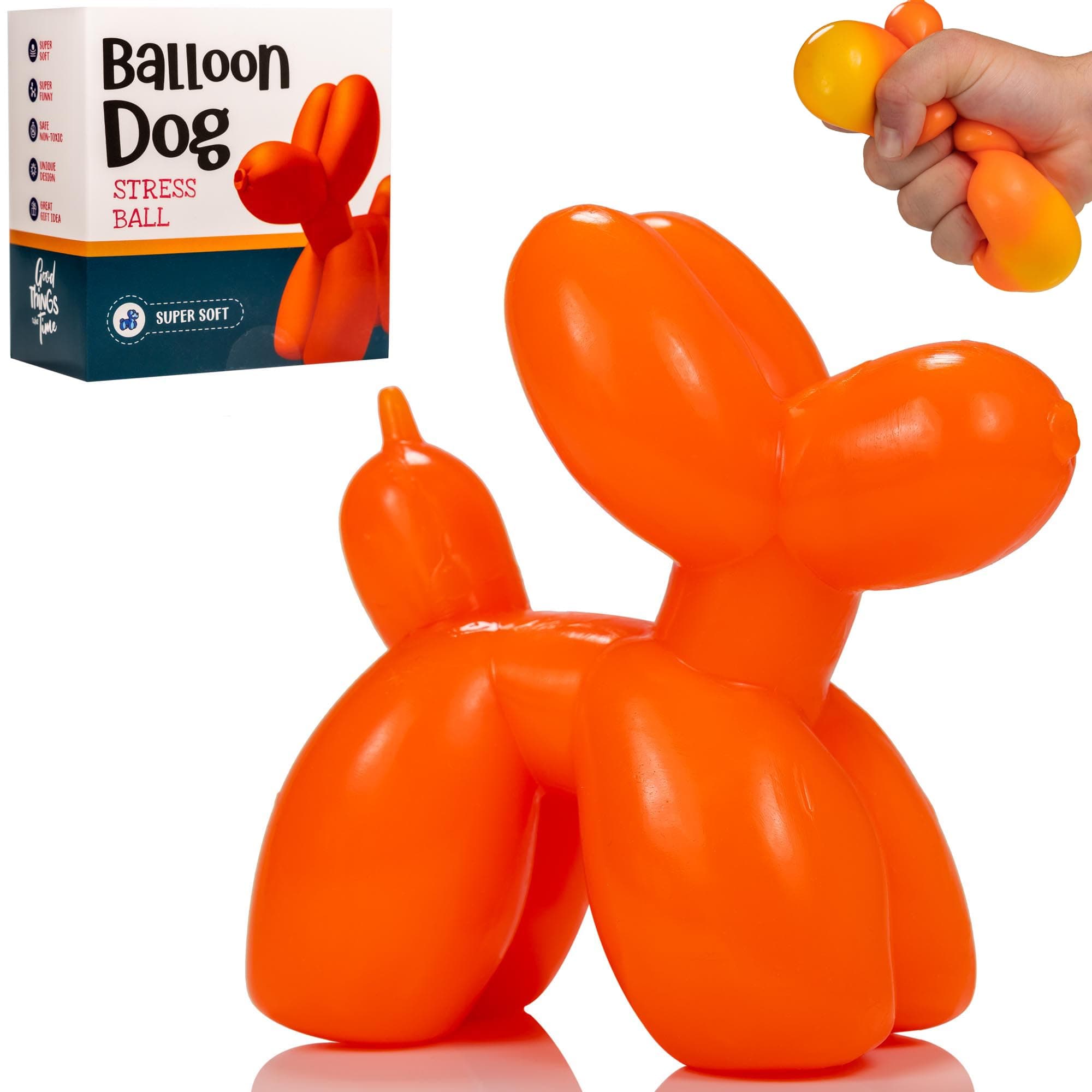 ORNAGE BALLOON DOG