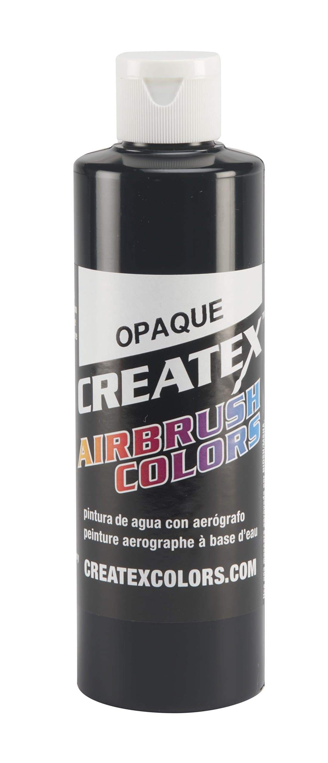 Createx Colors Paint for Airbrush, 8 oz, Opaque Black