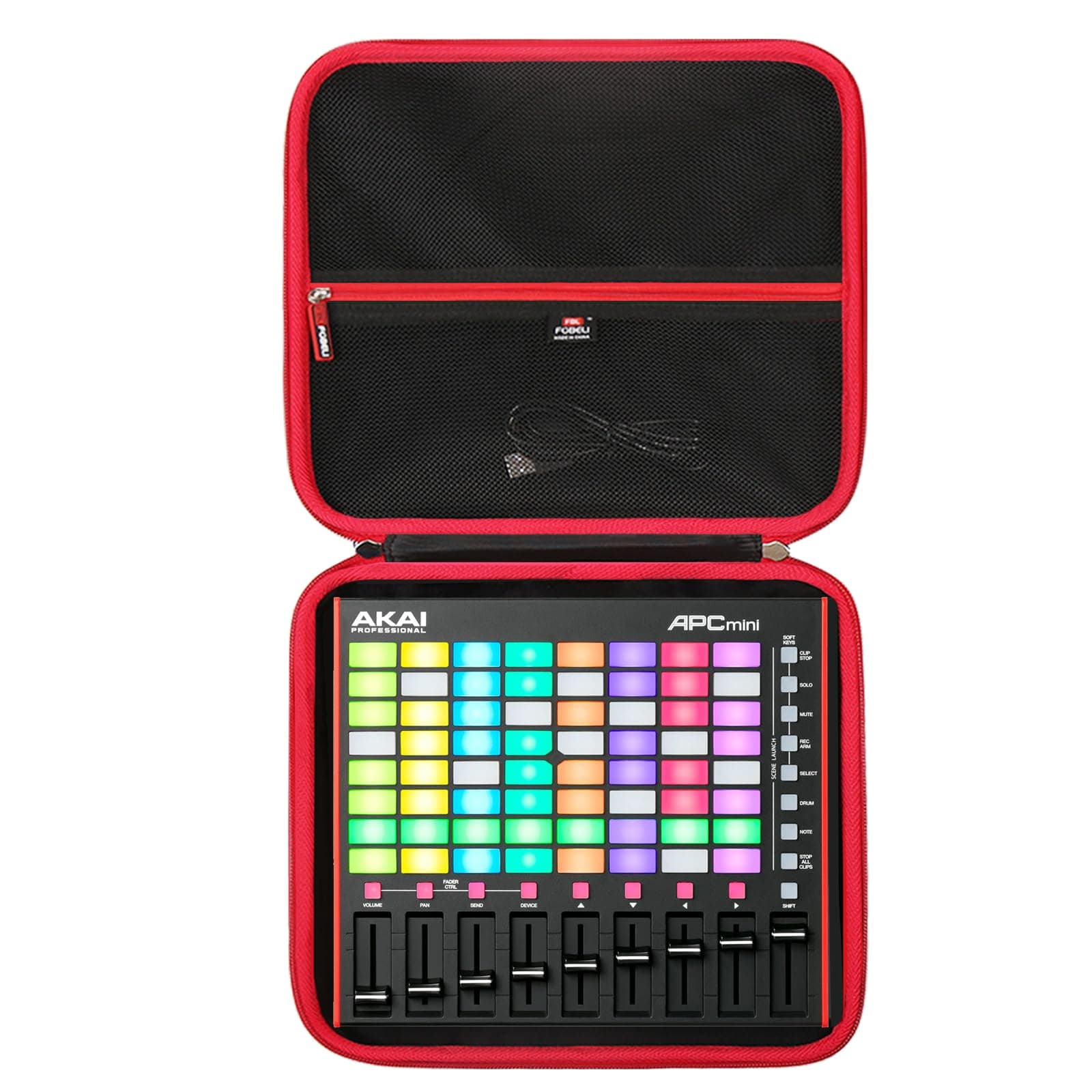 FBLFOBELI Hard Carrying Case for AKAI Professional APC Mini MK2 / MPD218 / MIDImix USB MIDI Pad Controller