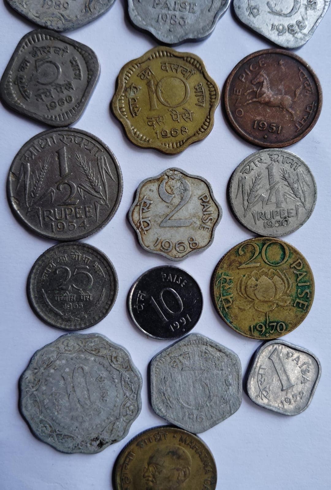 Kids 16 Different Republic India Coins,Multi Colour