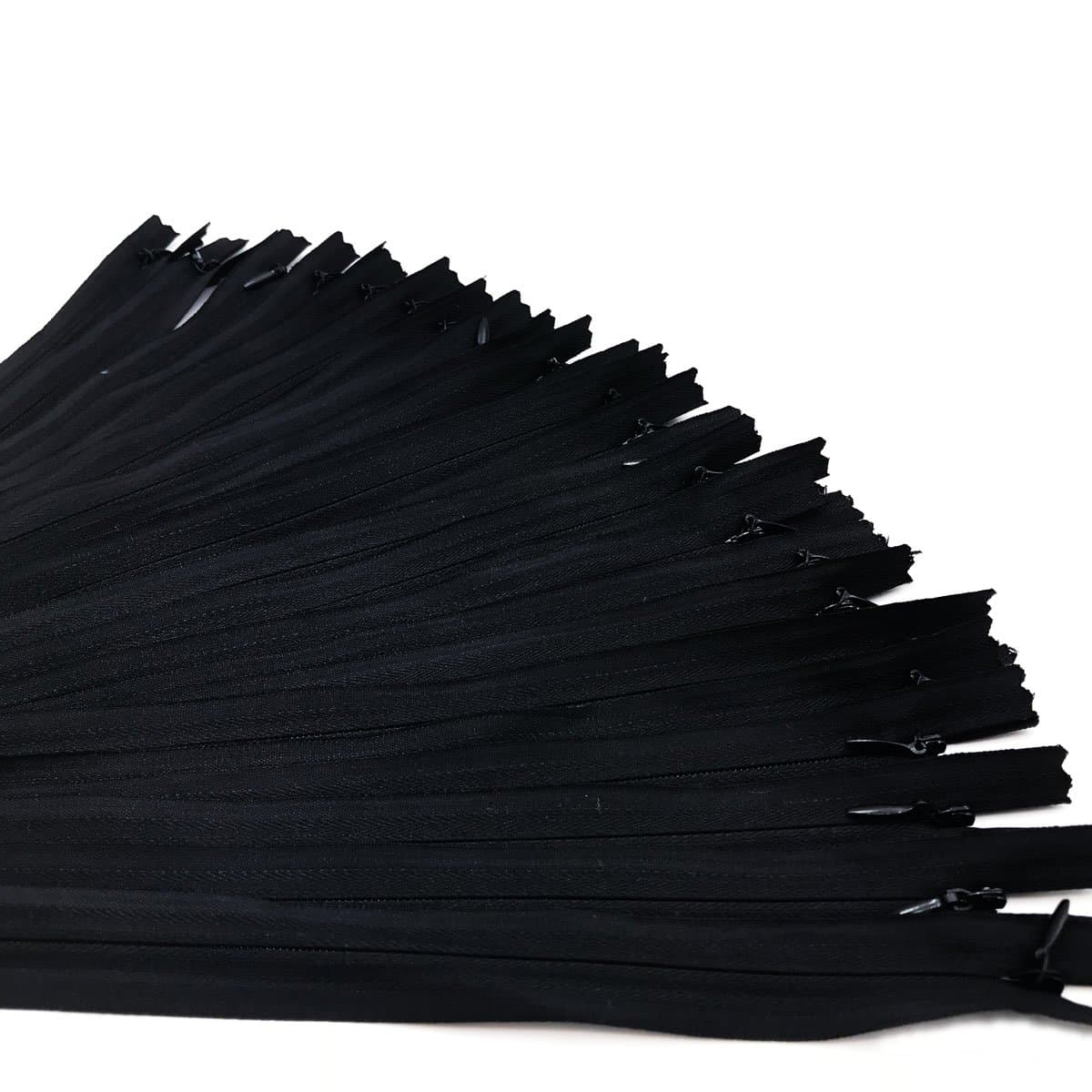 30PCS Nylon Invisible Zipper,DIY Sewing Accessories for Tailor Sewer Sewing Craft Crafter's Special(12 inch,Black)