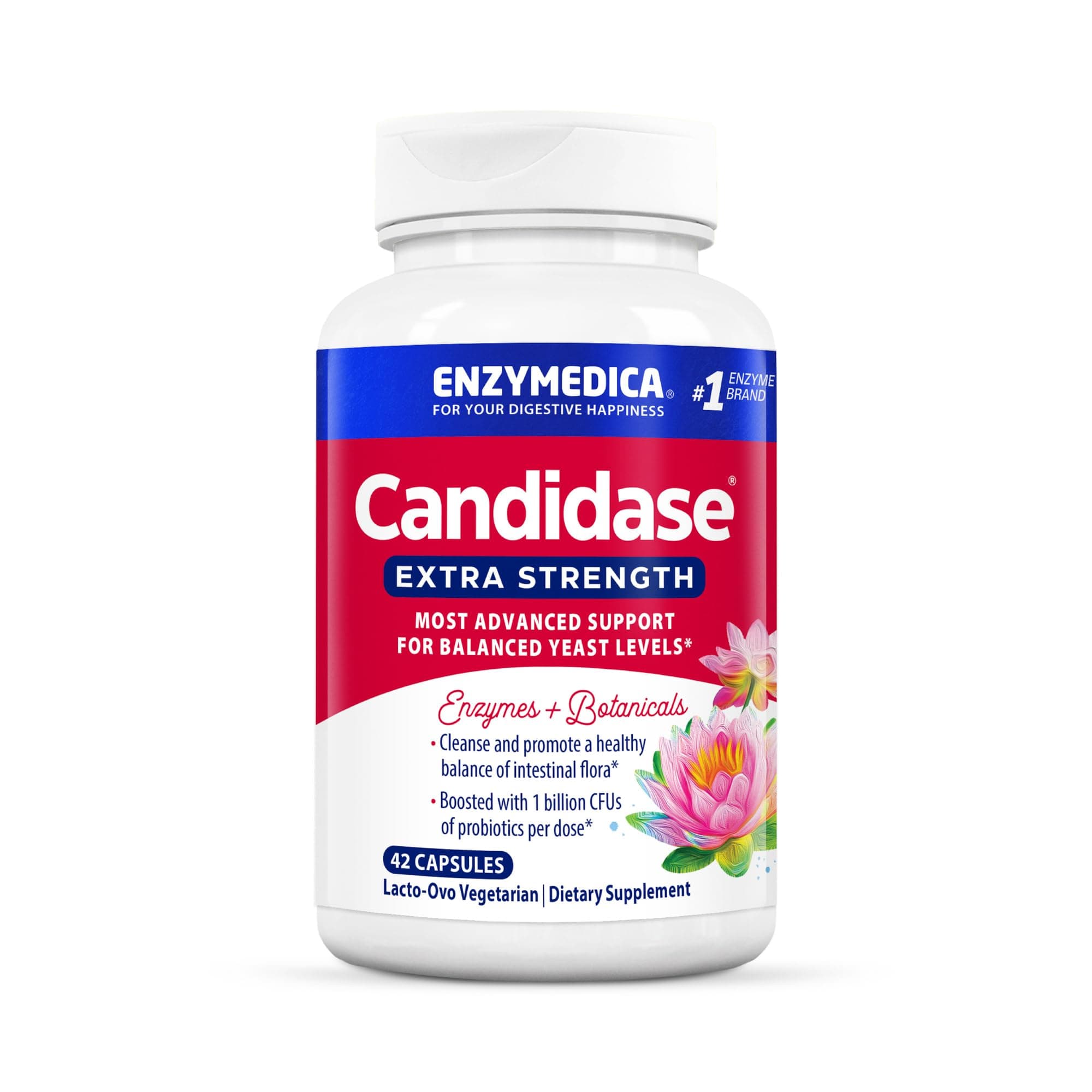 ENZYMEDICA CANDIDASE EXTRA STRENGTH 42 CAPS