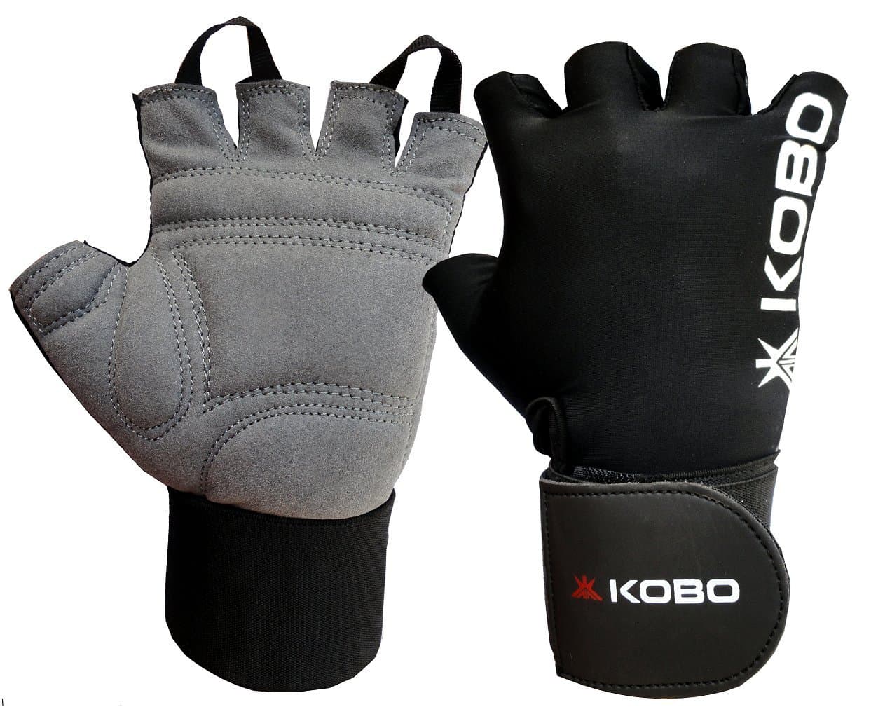 WTG-09 Gym Gloves with Wrist Support (Black)