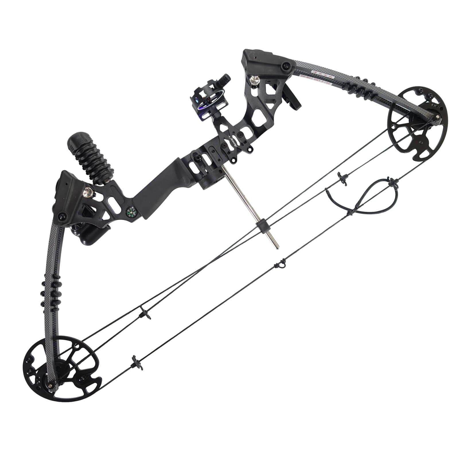 Mandarin Duck Dream 45# Compound Bow - Right Hand 20# - 60# Adjustable Hunting Arrow Rest Sight Stabilizer Quiver Release Aid Sling