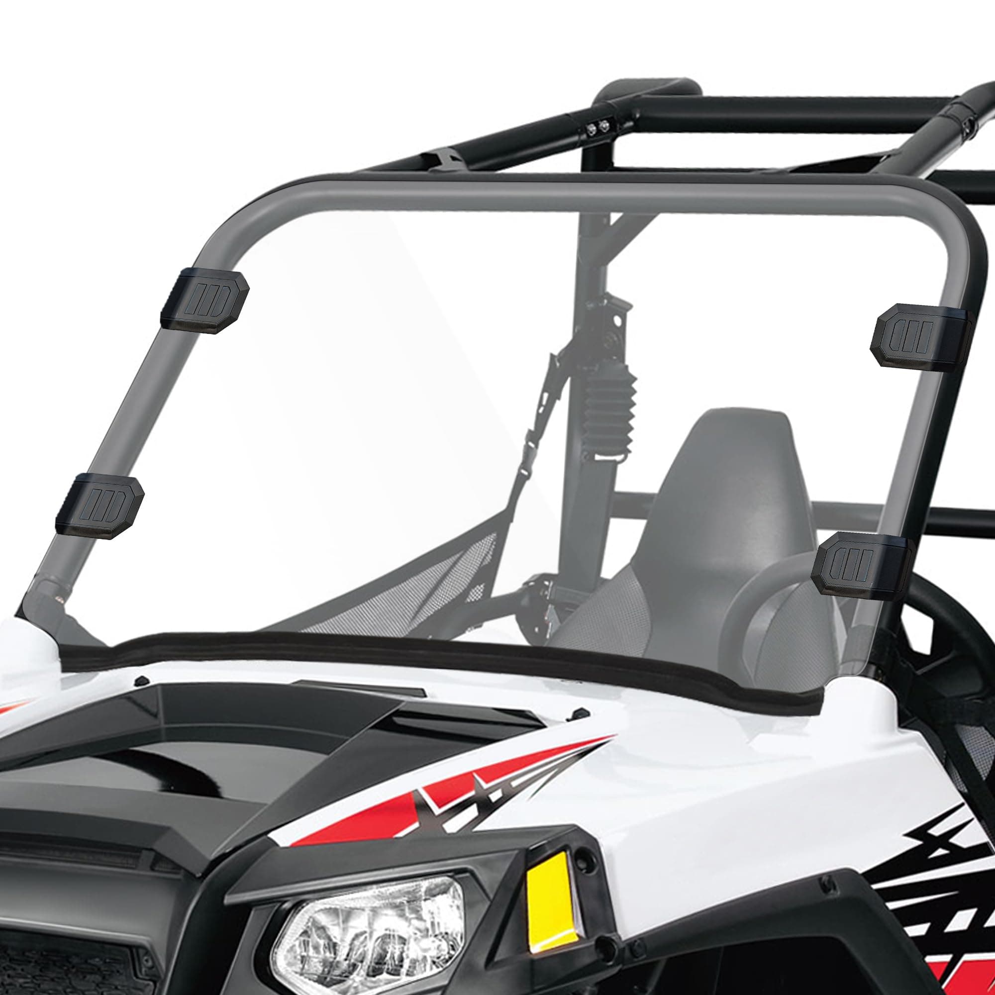Suteck UTV Front Full Windshield, Clear Windshield Compatible with Polaris Razor, 12-18 RZR 570, 08-14 RZR 800, 09-14 RZR S 800, 10-14 RZR 4 800, 11-14 RZR XP 900 & 12-14 RZR XP 4 900