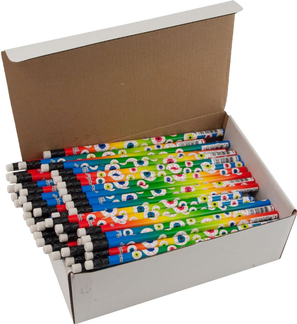 GRAPHITE Eyeball Pencils - Bulk Box of (144), 2 Lead